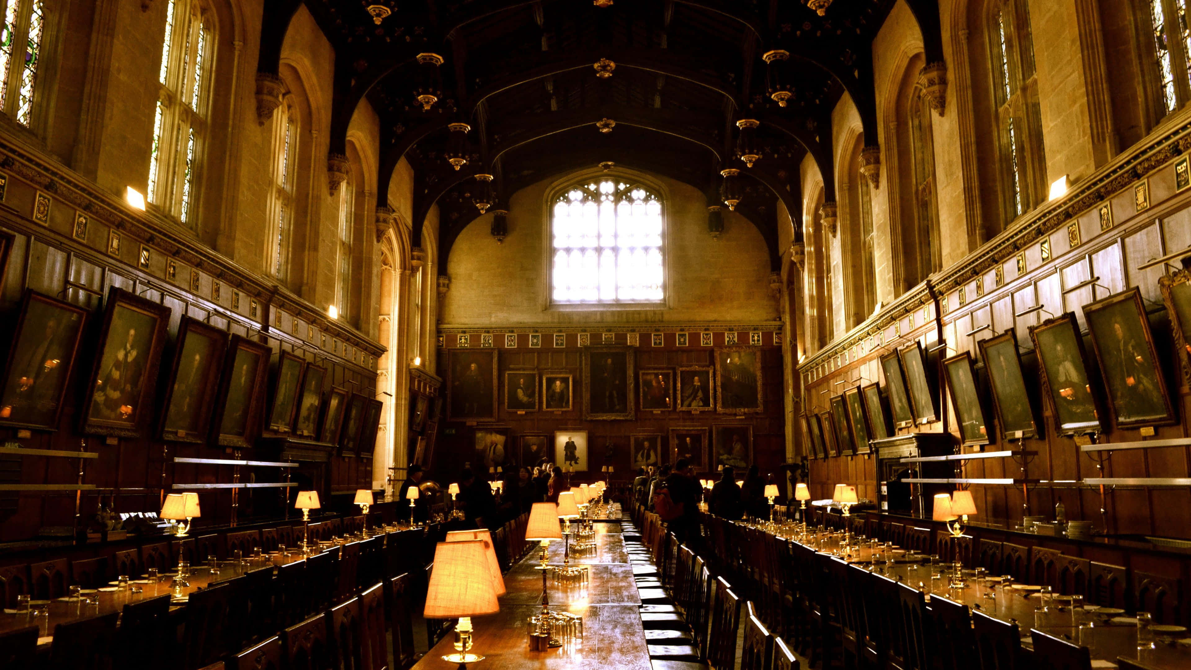 The Hogwarts Great Hall, Hogwarts, Great Hall, 4K Desktop Wallpaper