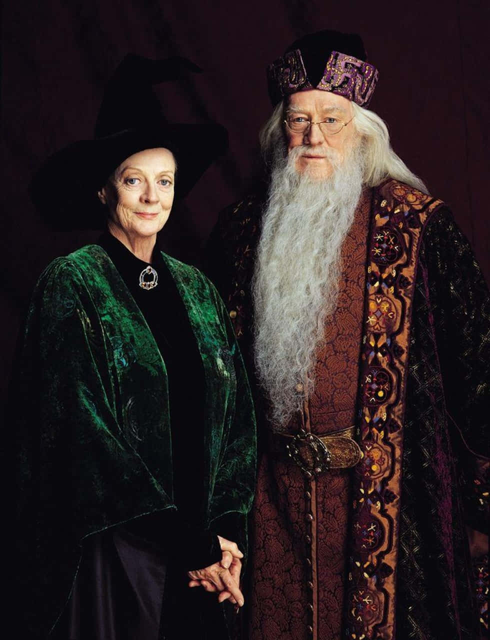 Hogwarts Professors, portrait, ornate robes, HD Phone Wallpaper