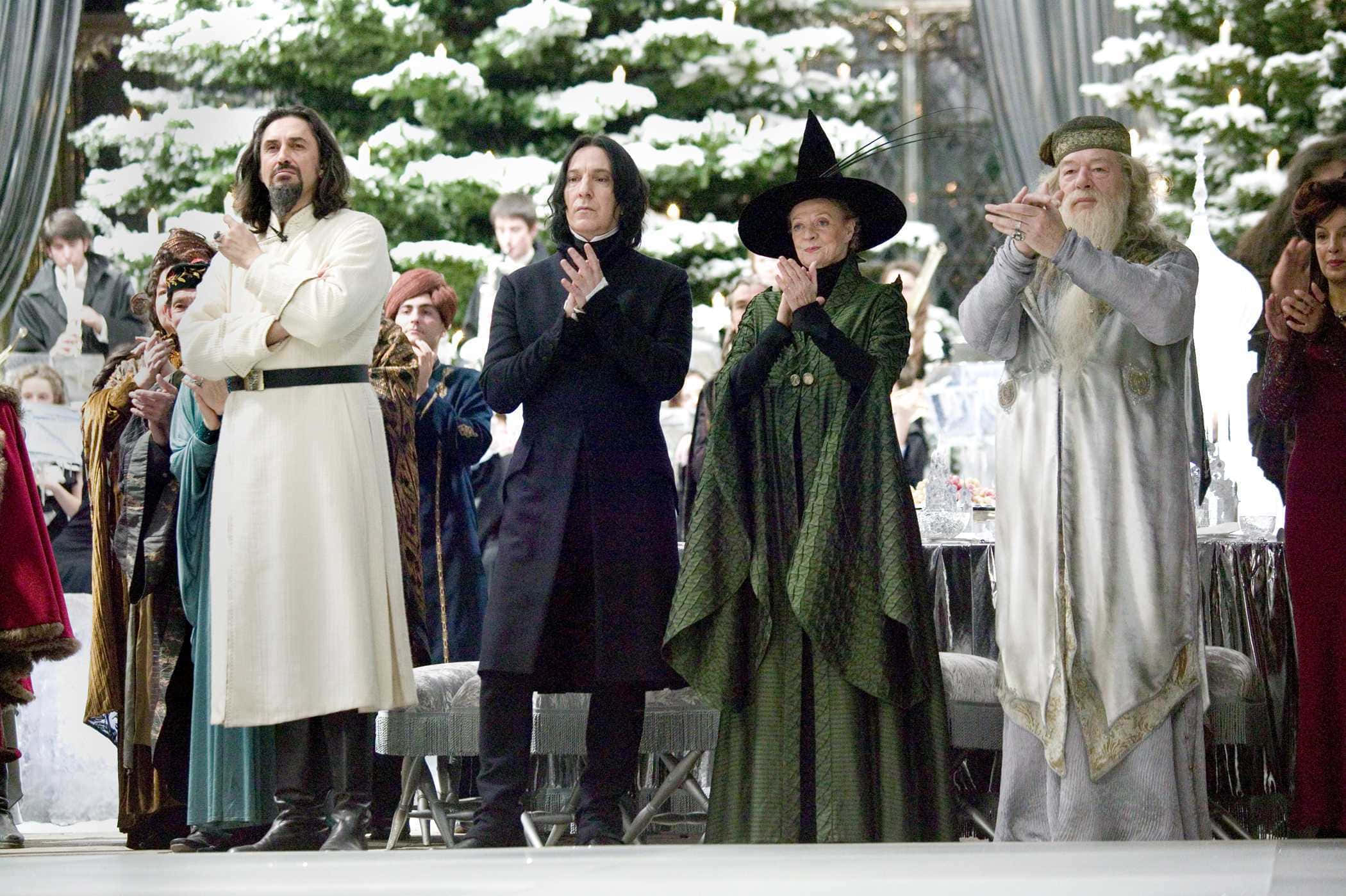 The Hogwarts Professors, Hogwarts, formal robes, Full HD Desktop Wallpaper