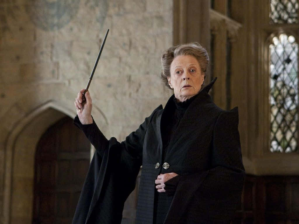 The Hogwarts Professors, black robe, wand, SD Desktop Wallpaper