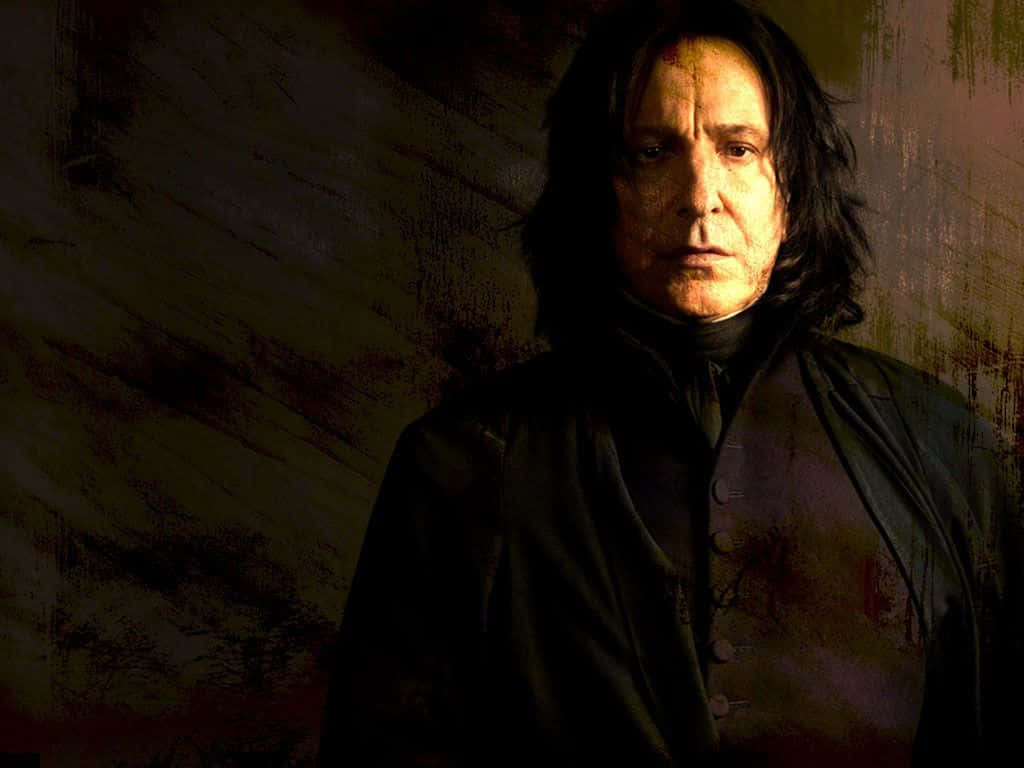 The Hogwarts Professors, dark hair, black robe, SD Desktop Wallpaper