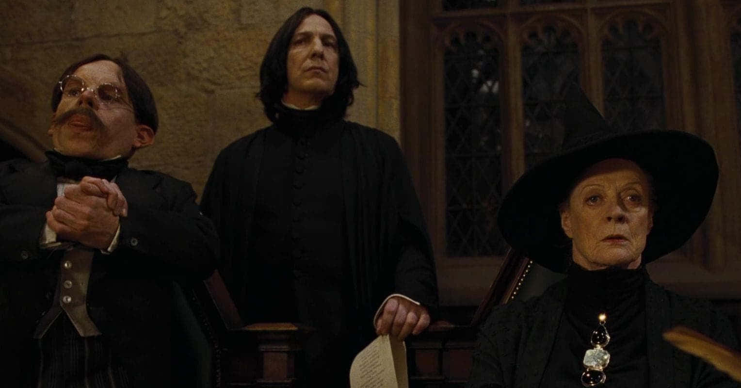 The Hogwarts Professors, Hogwarts, stone hall, HD Desktop Wallpaper