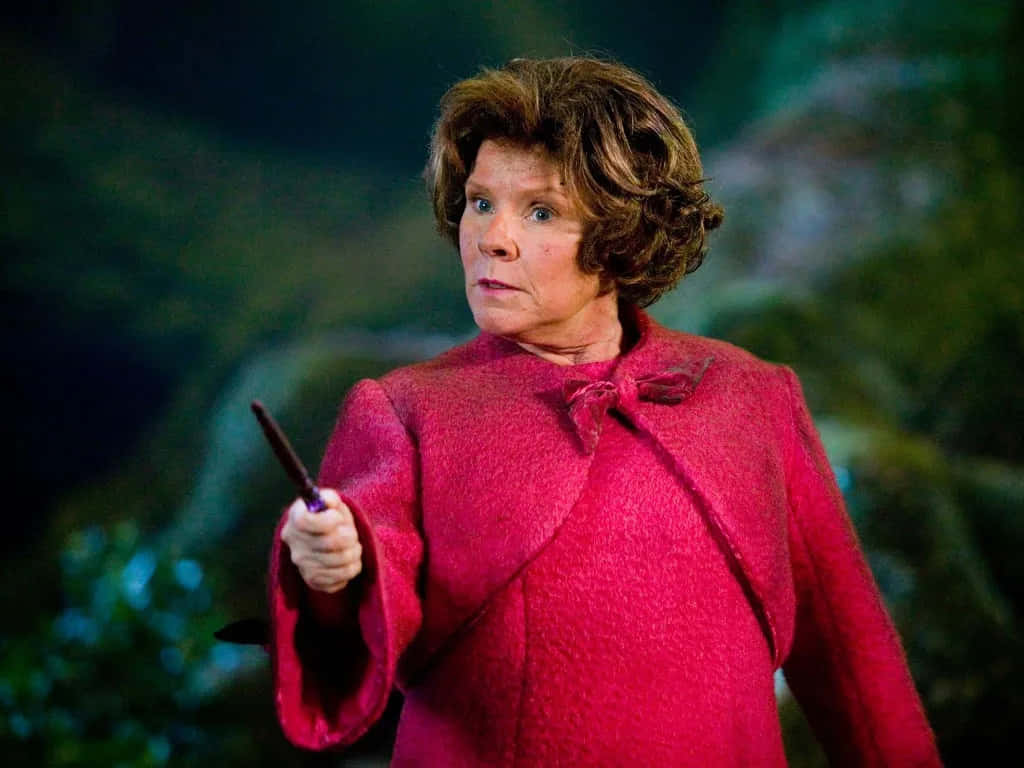 The Hogwarts Professors, red coat, wand, SD Desktop Wallpaper