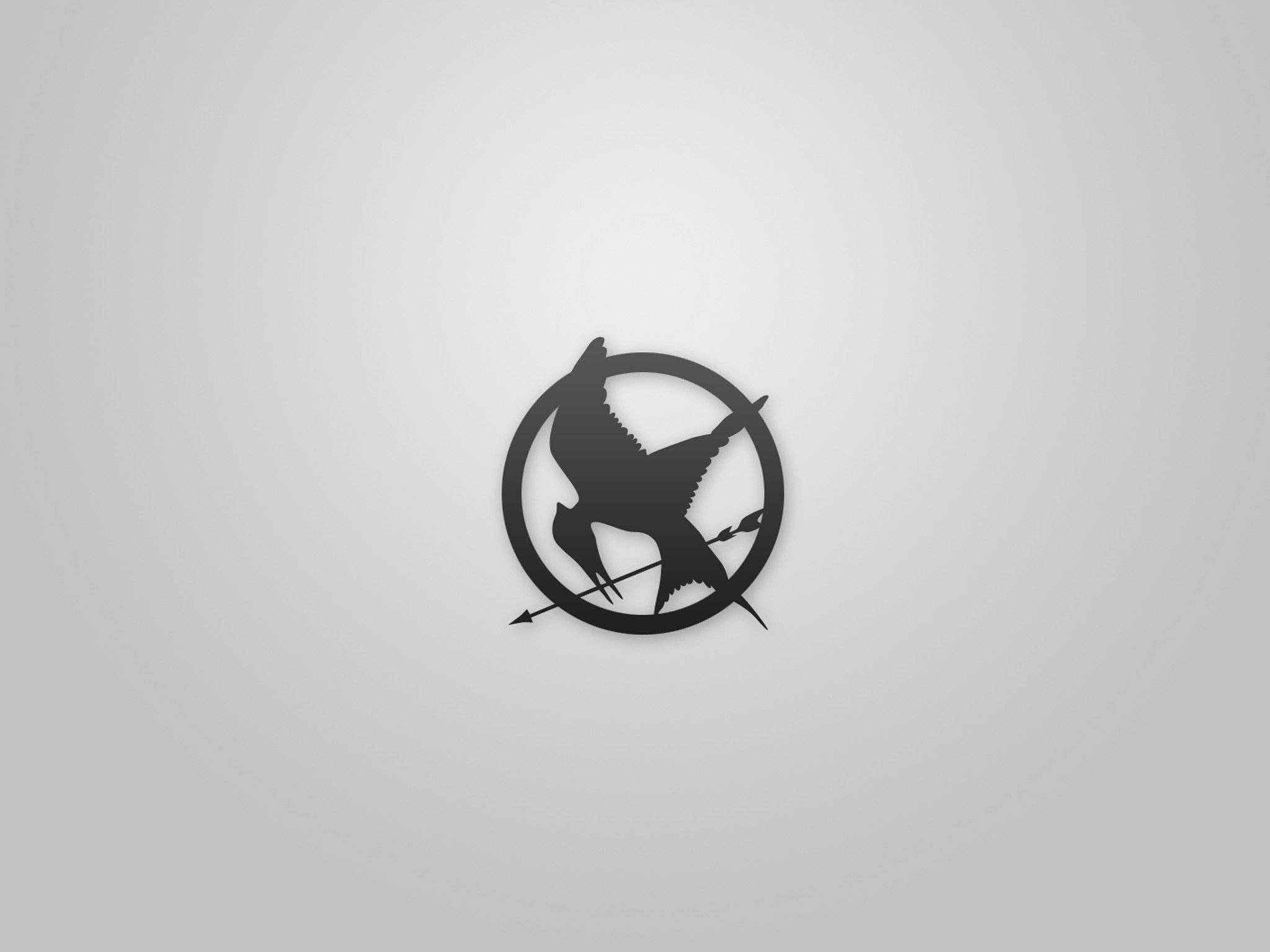 The Hunger Games, mockingjay pin, black, Full HD Desktop Wallpaper