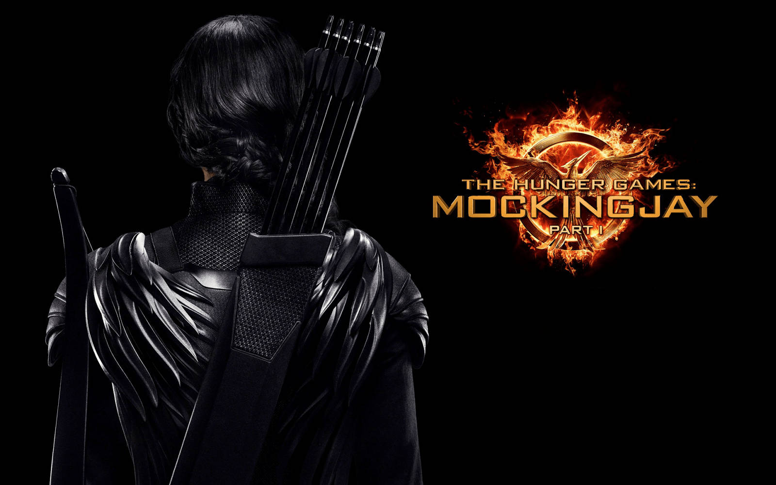 The Hunger Games, archer, black armor, HD Desktop Wallpaper