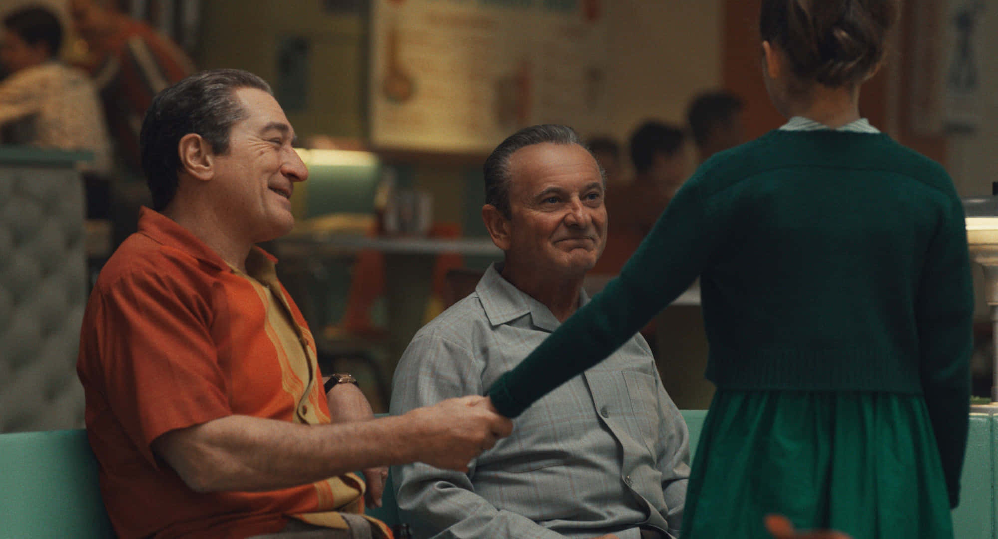 The Irishman, retro diner, teal booths, Full HD Desktop Wallpaper