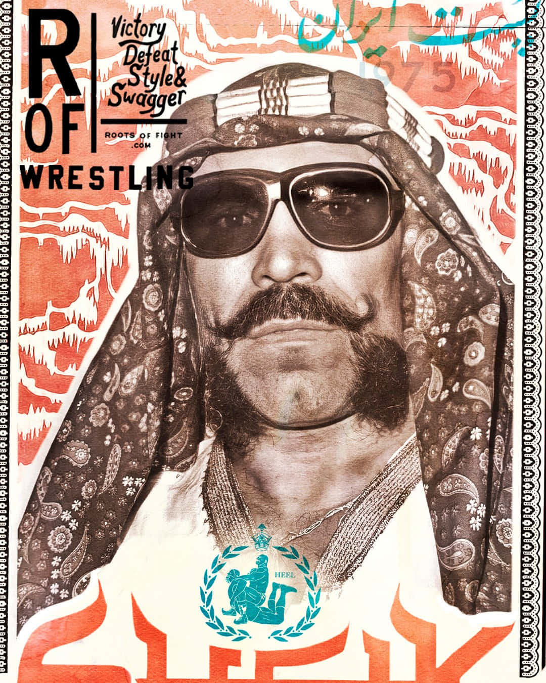 The Iron Sheik, sunglasses, patterned headscarf, HD Phone Wallpaper