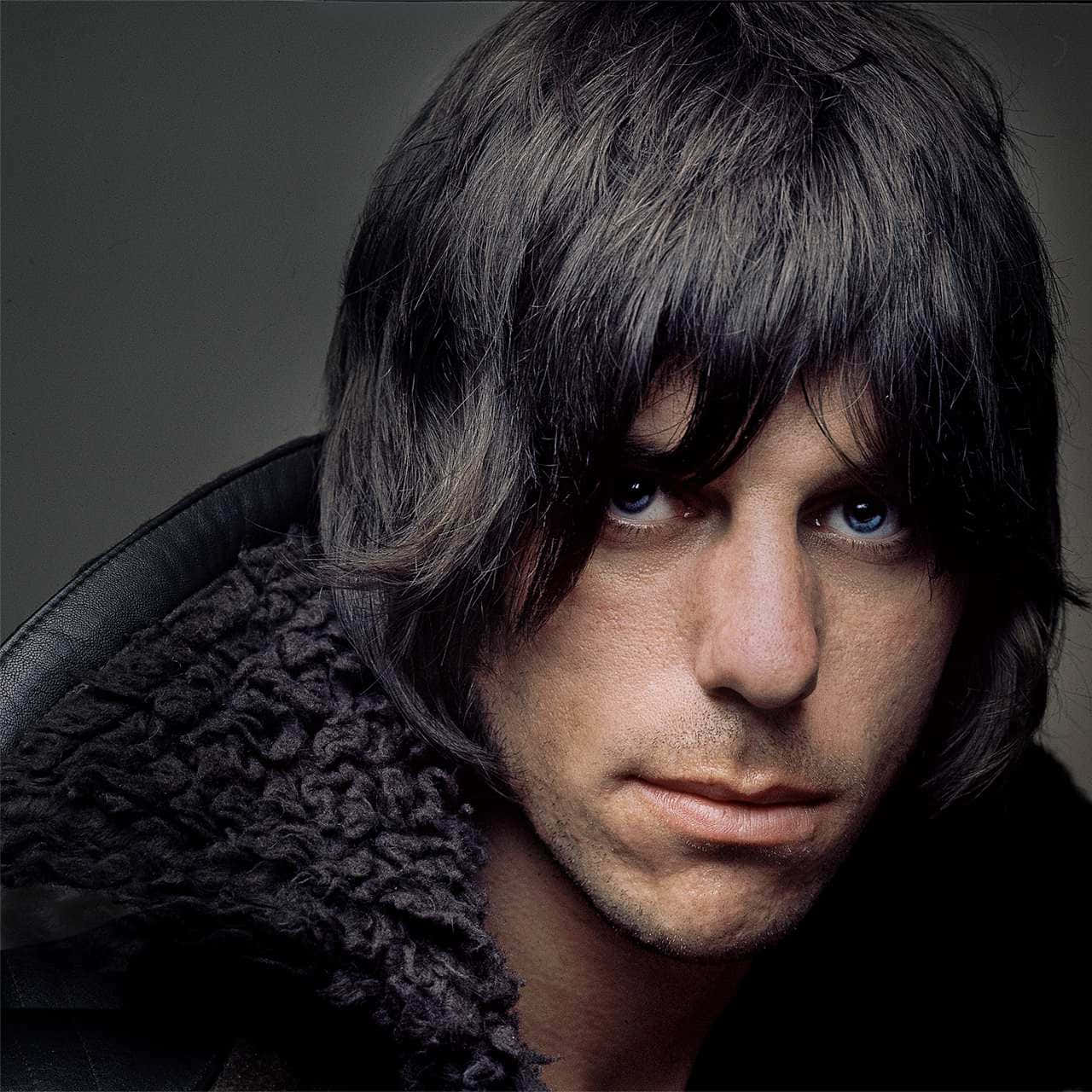 Jeff Beck, black leather jacket, textured collar, HD Desktop Wallpaper