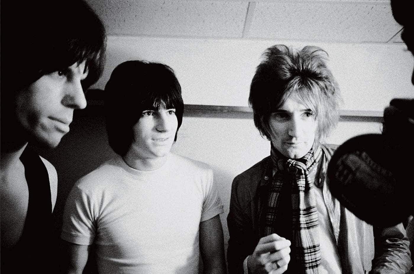 Jeff Beck Group, 1970s hairstyles, black and white photo, HD Desktop Wallpaper