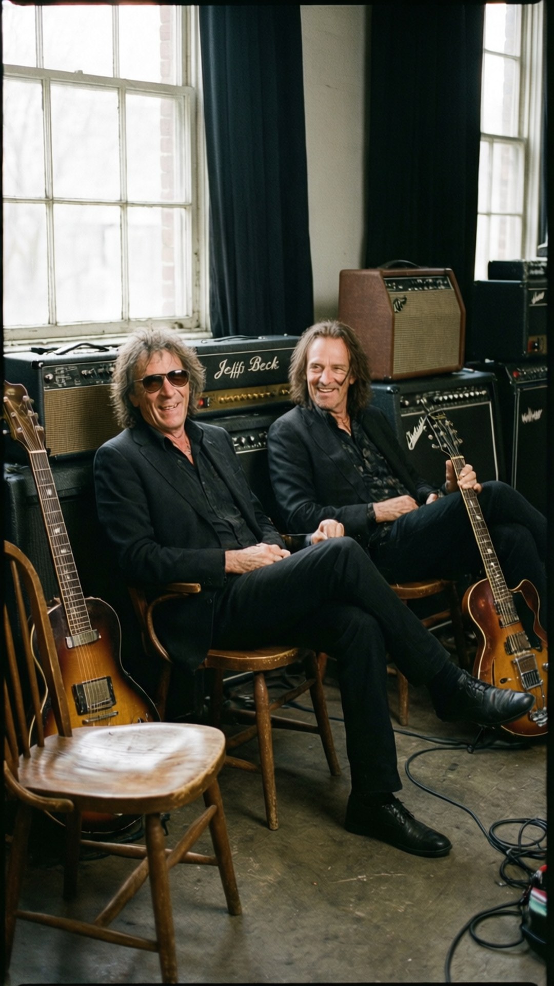 The Jeff Beck Group, backstage, candid moment, Full HD Phone Wallpaper