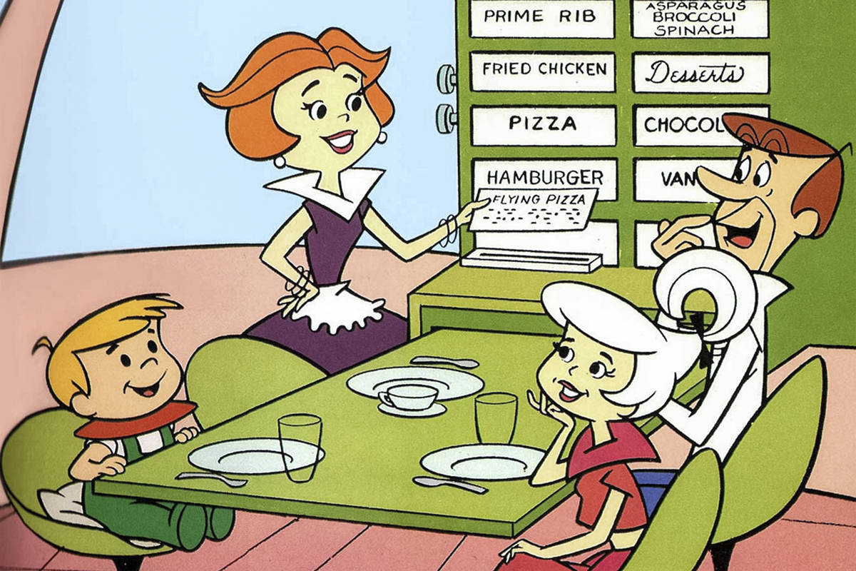 The Jetsons, family, diner, SD Desktop Wallpaper