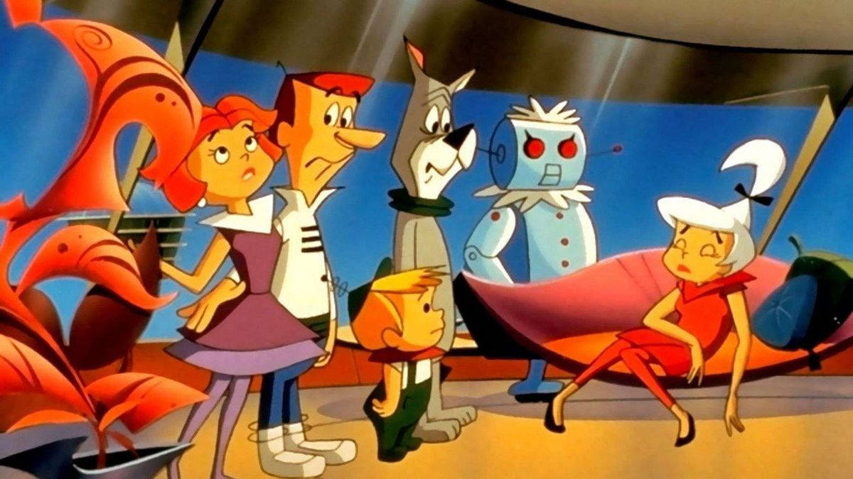 The Jetsons, family, robot characters, SD Desktop Wallpaper