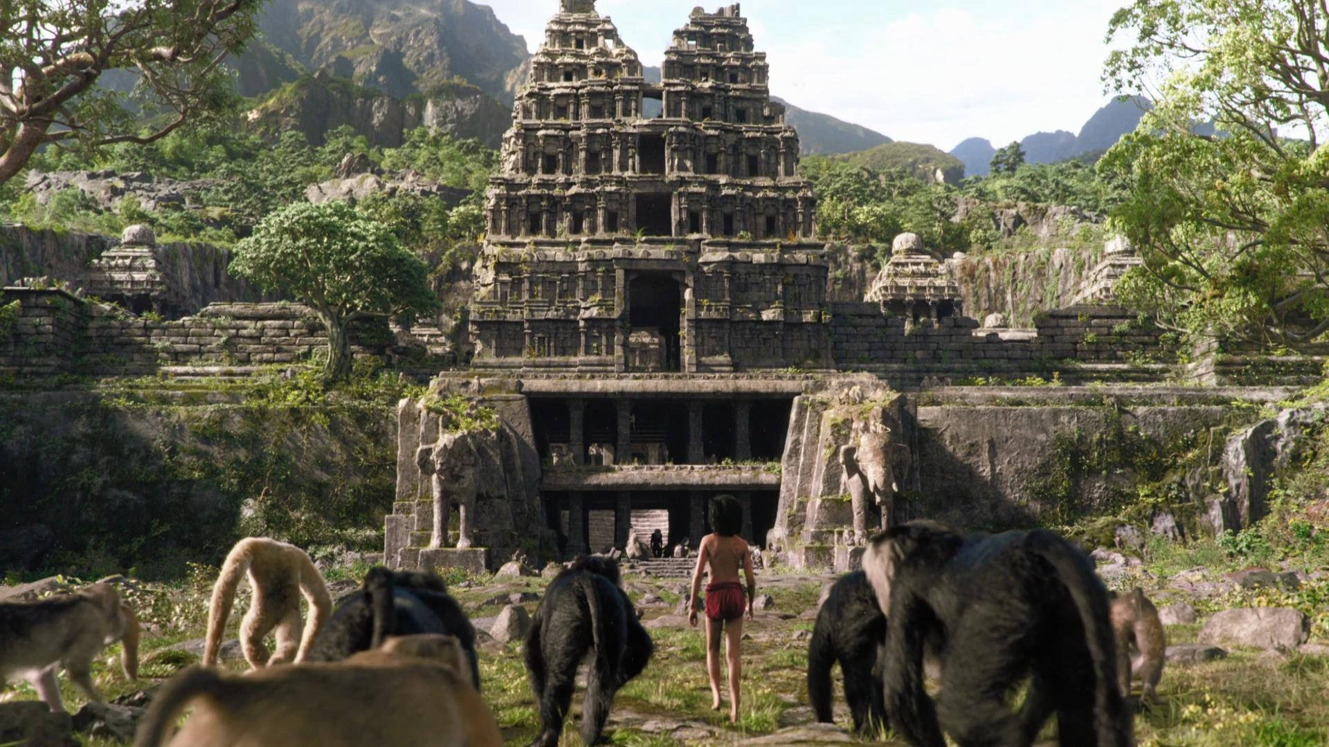The Jungle Book, temple, jungle, Full HD Desktop Wallpaper
