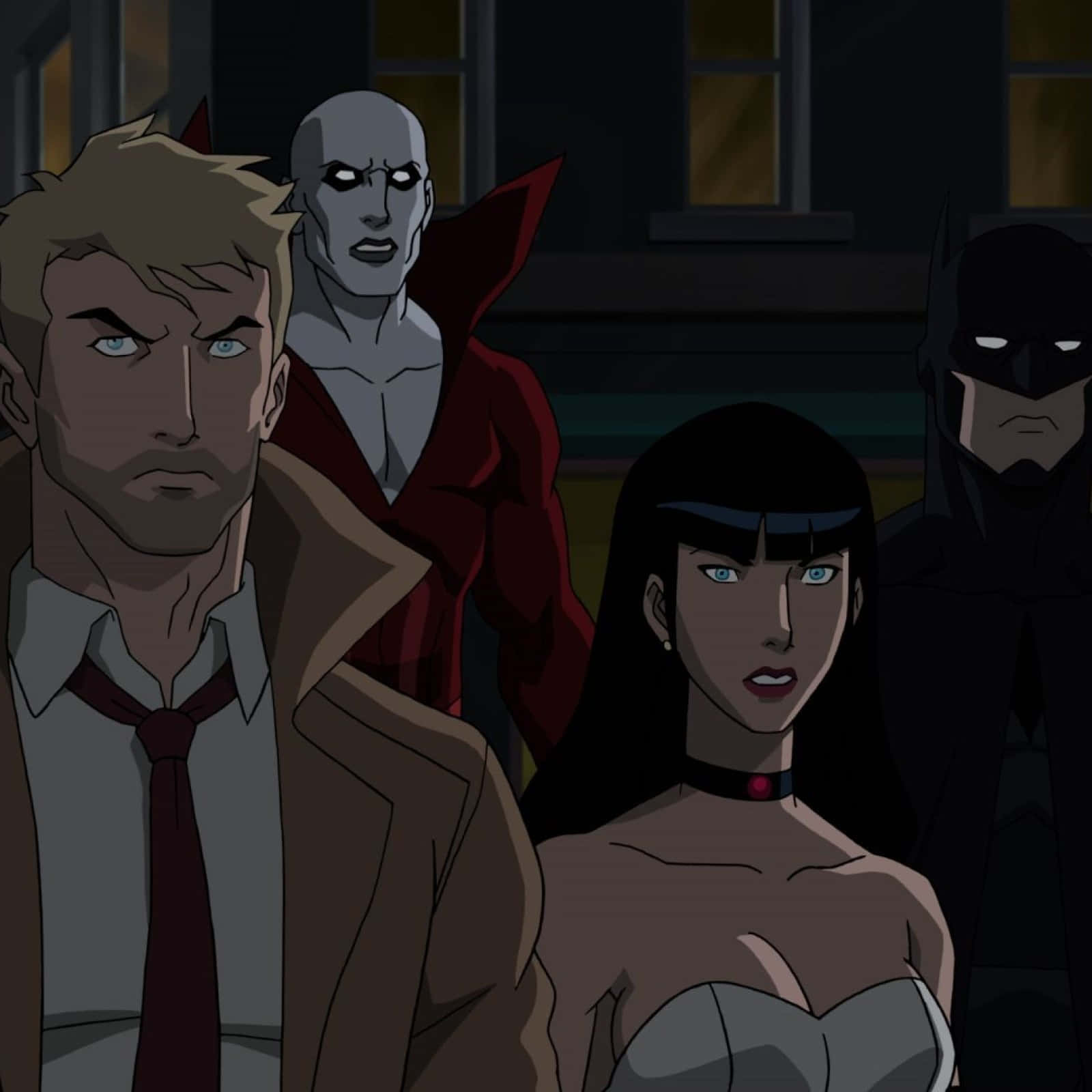 The Justice League Dark, urban alley, night, HD Desktop Wallpaper