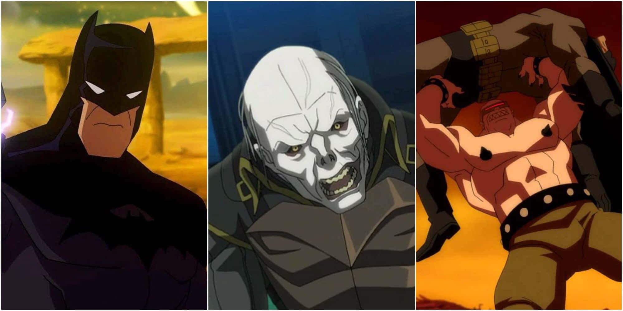 The Justice League Dark, animated superhero characters, dramatic poses, Full HD Desktop Wallpaper