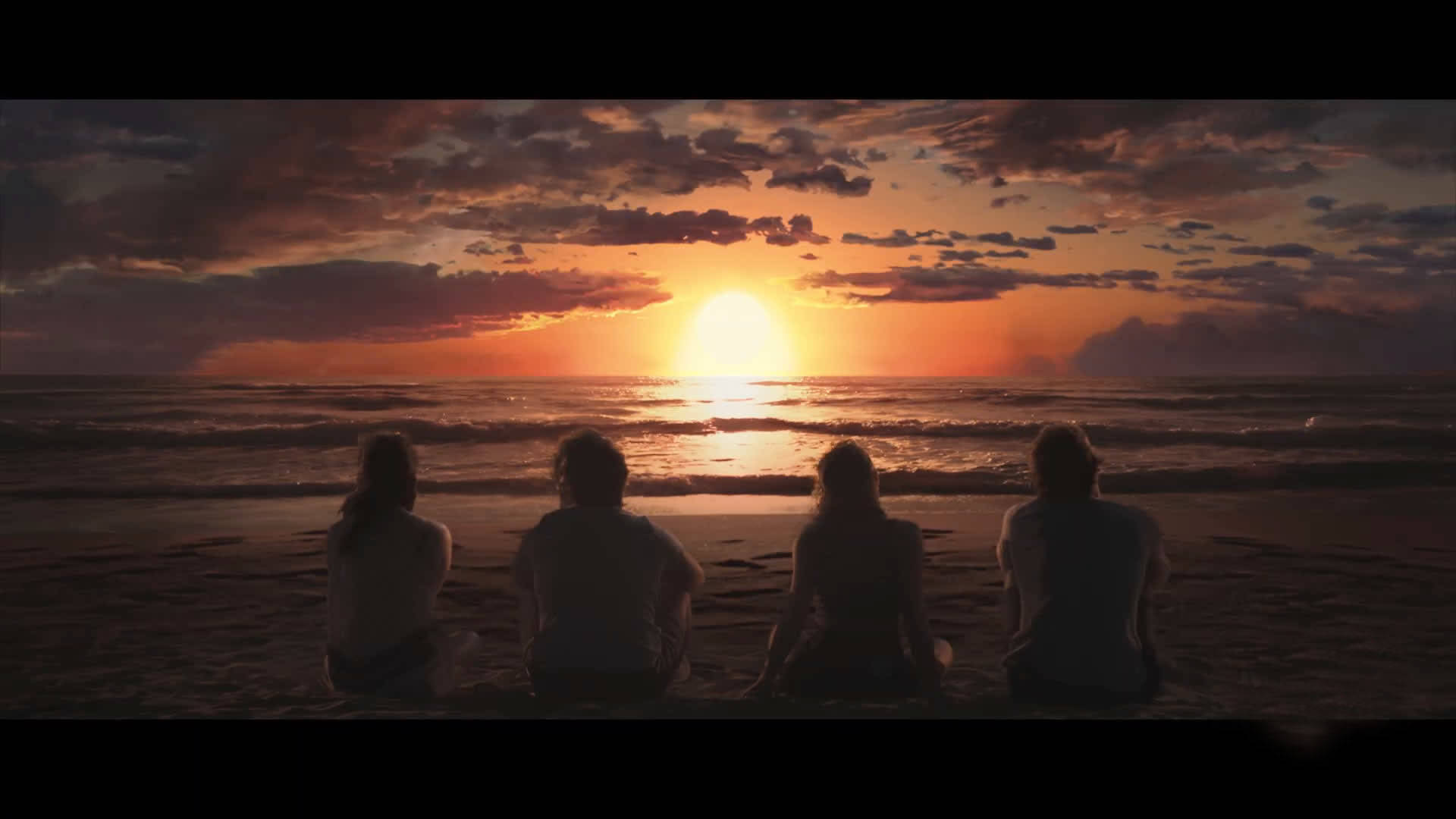 The Kissing Booth 3, beach, sunset, Full HD Desktop Wallpaper