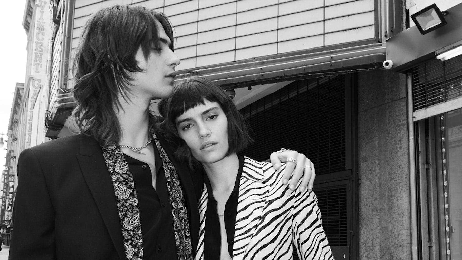 The Kooples, zebra blazer, black and white, HD Desktop Wallpaper