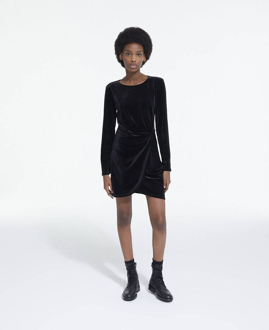 The Kooples, velvet dress, afro, SD Phone Wallpaper
