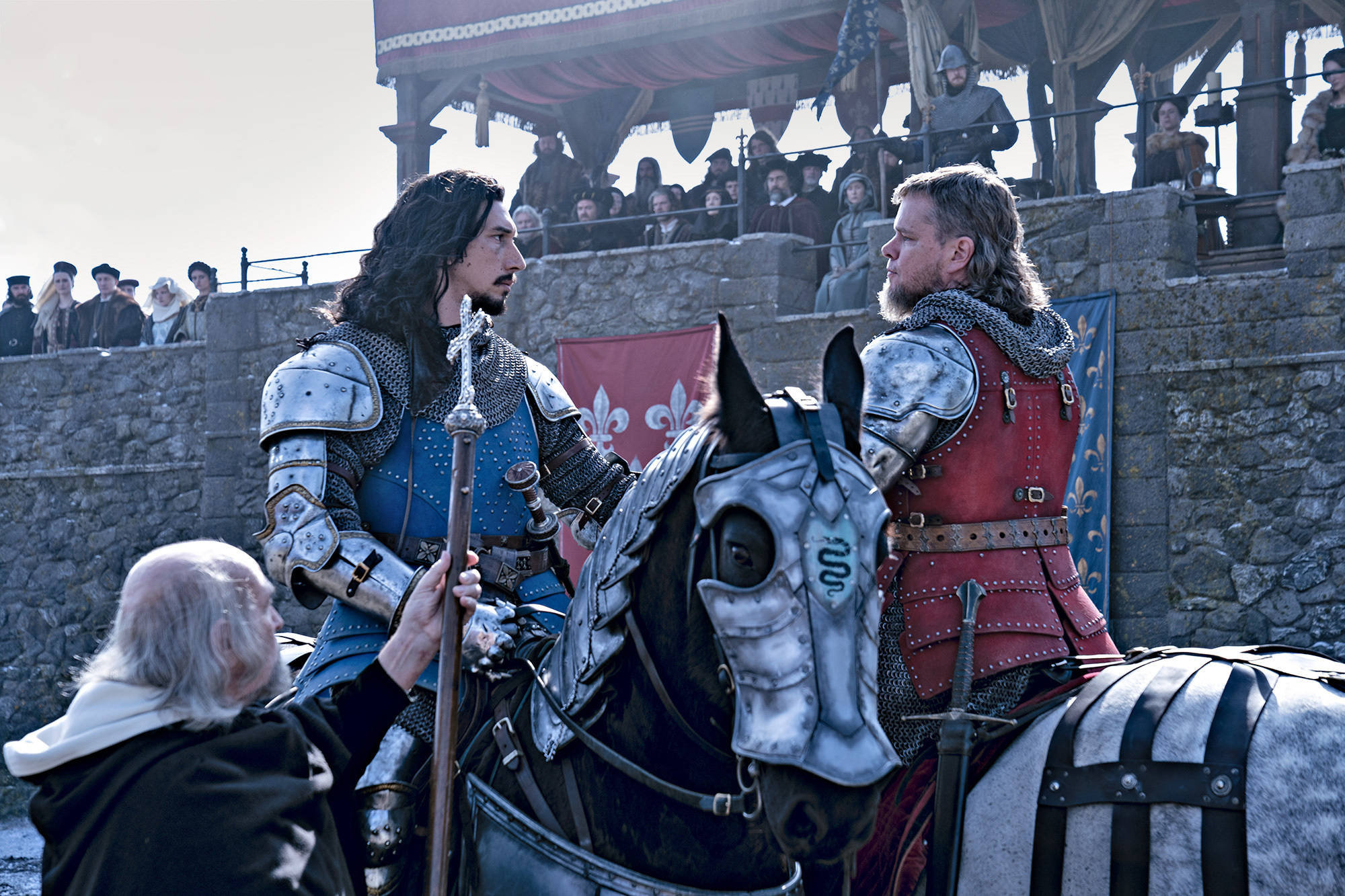 The Last Duel, two knights, medieval arena, Full HD Desktop Wallpaper