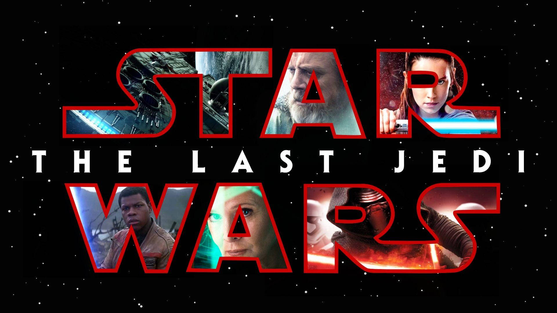 The Last Jedi Star Wars, Star Wars The Last Jedi, title logo, Full HD Desktop Wallpaper
