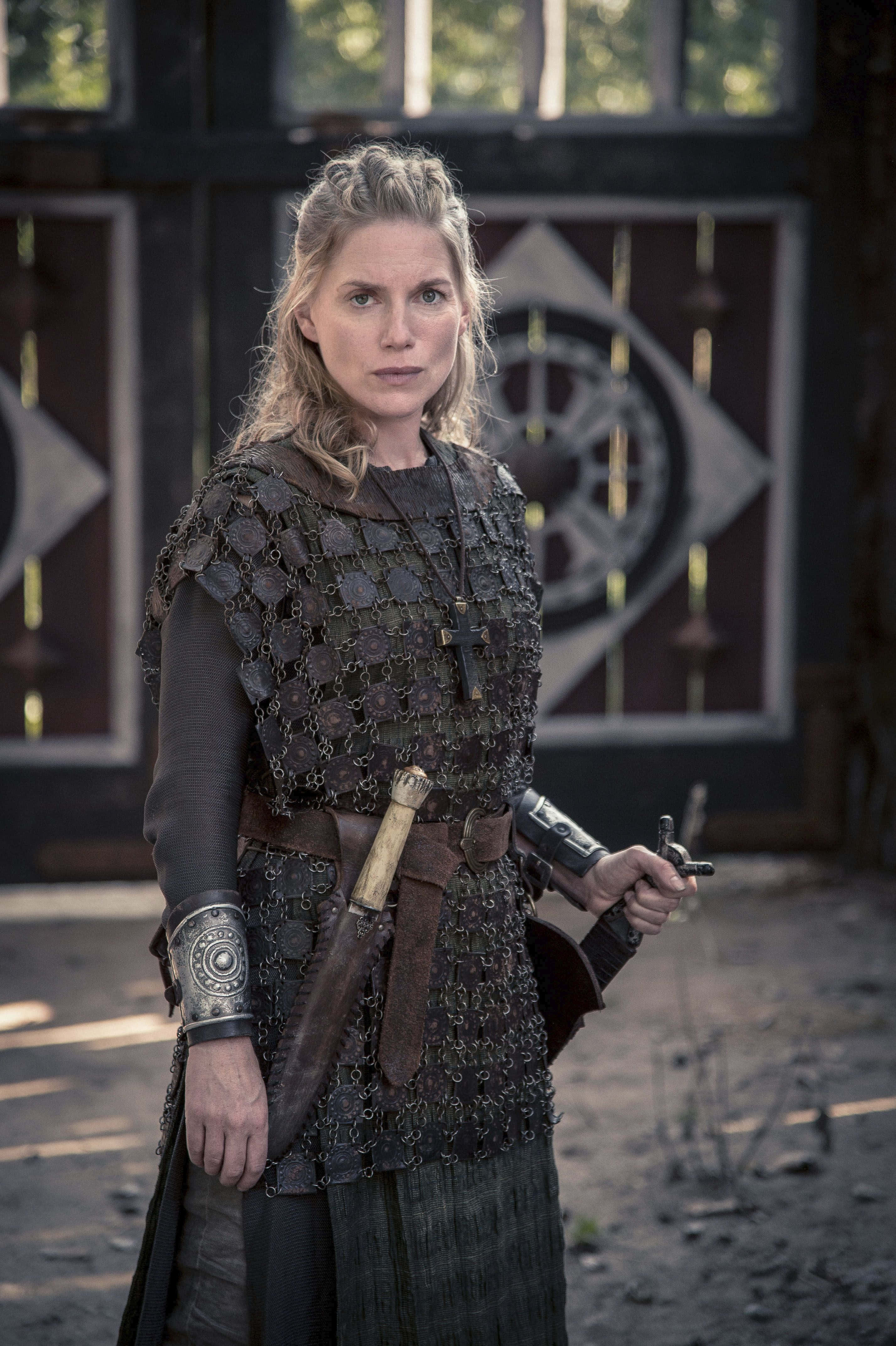 The Last Kingdom, warrior woman, chainmail armor, 4K Phone Wallpaper