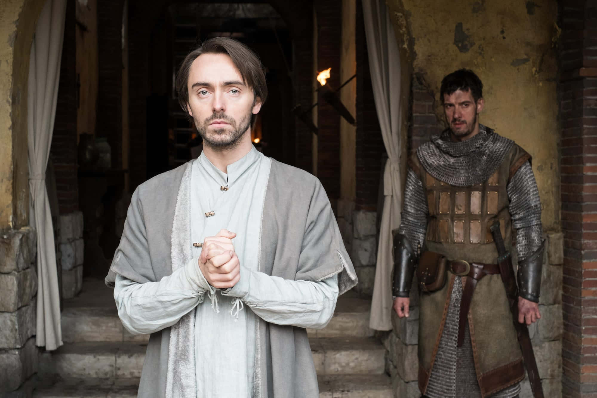 Last Kingdom, warriors, grey robe, Full HD Desktop Wallpaper