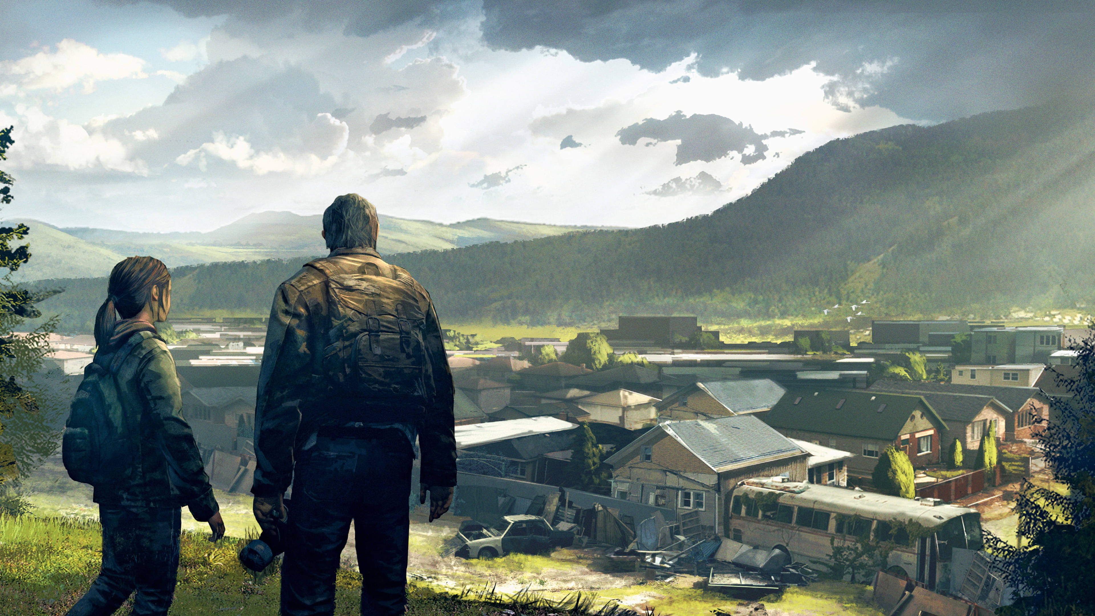 The Last Of Us 2, village, ruined town, 4K Desktop Wallpaper