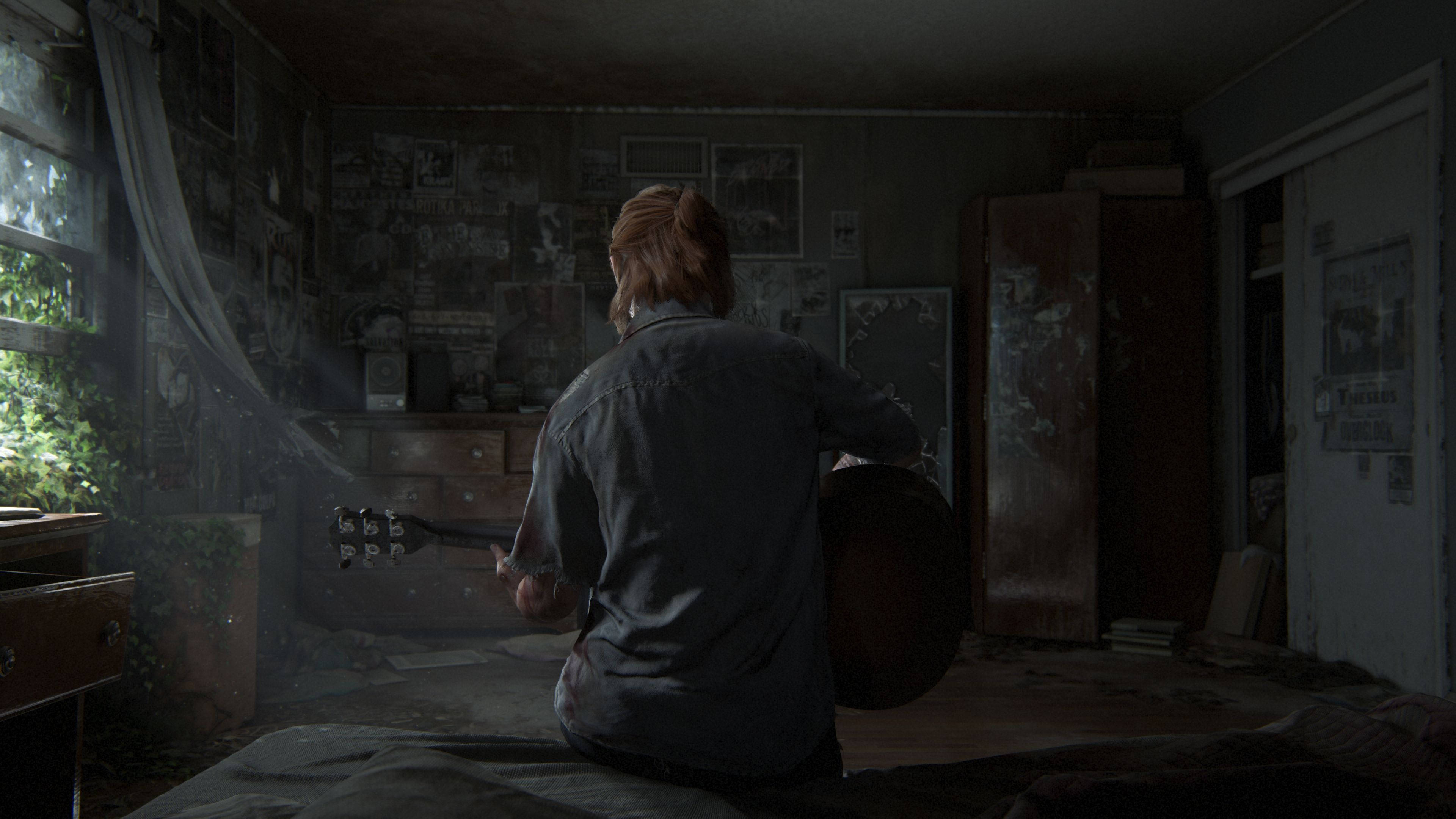 The Last of Us 2, guitar, sunlight, 4K Desktop Wallpaper