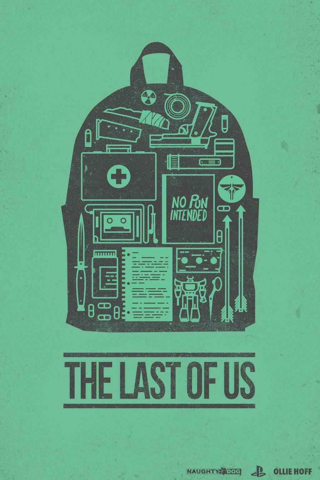 The Last of Us, green backpack, survival gear, HD Phone Wallpaper