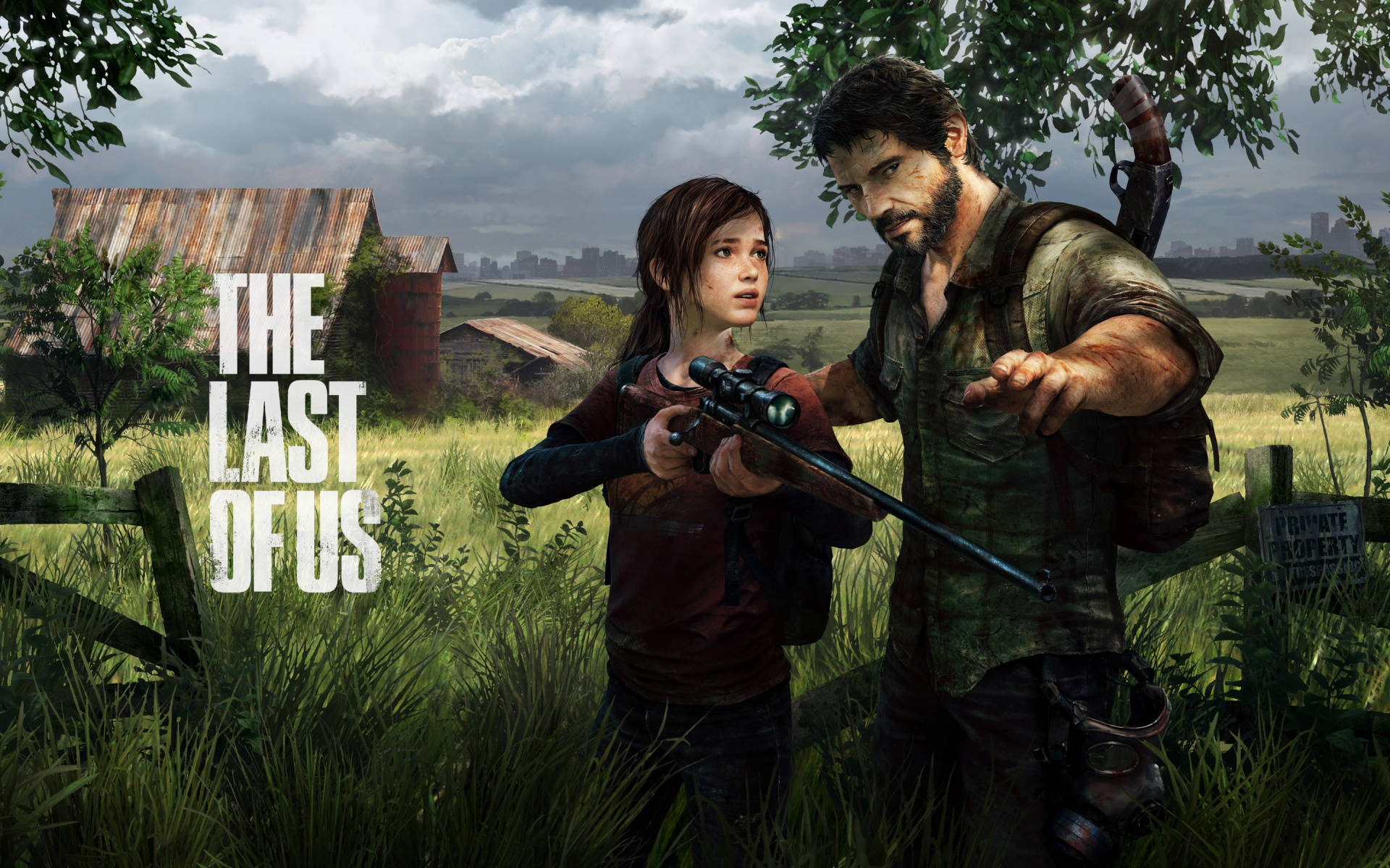 The Last Of Us, mobile characters, grassy field, Full HD Desktop Wallpaper