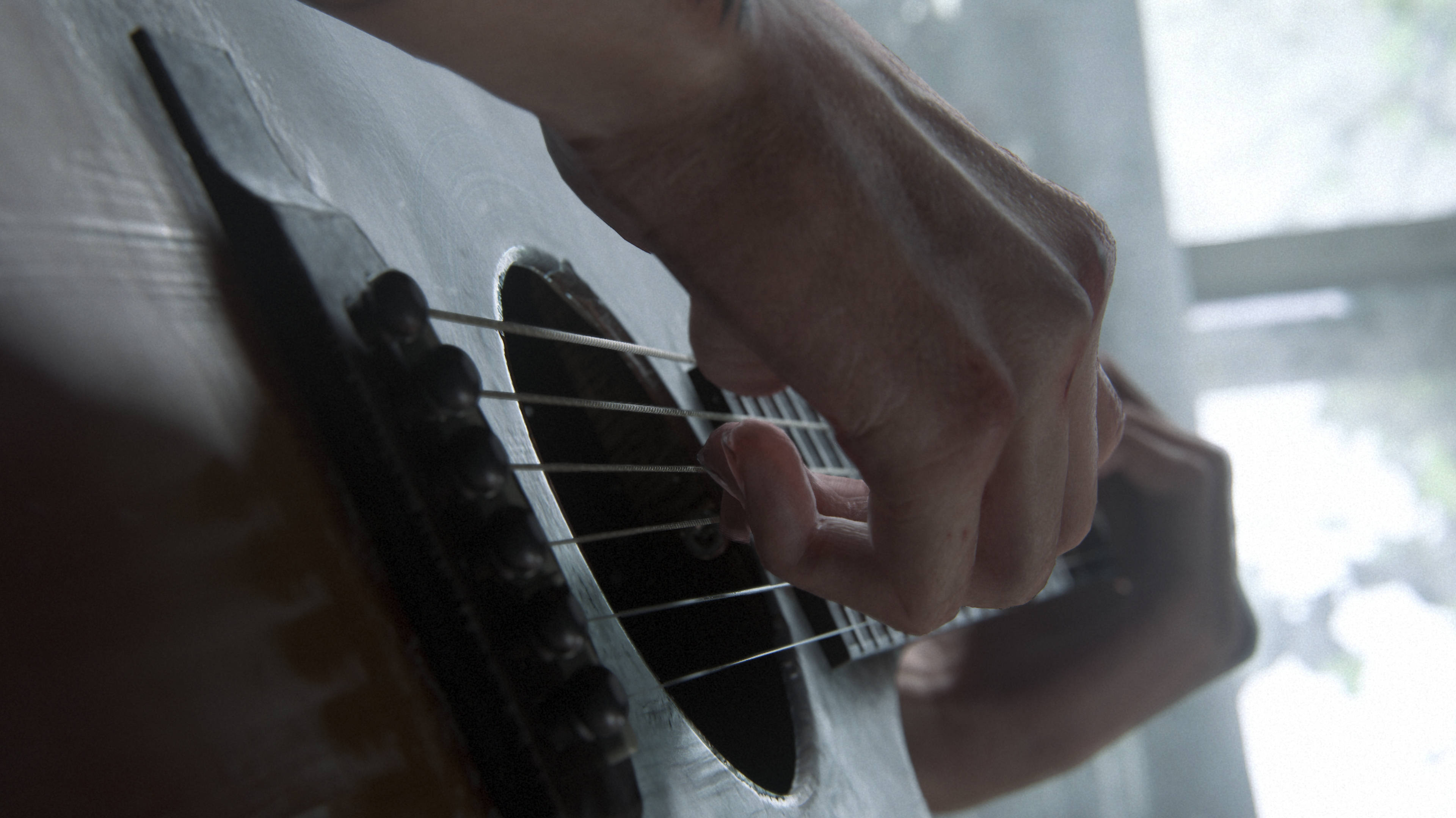 The Last Of Us, acoustic guitar, hands, 4K Desktop Wallpaper