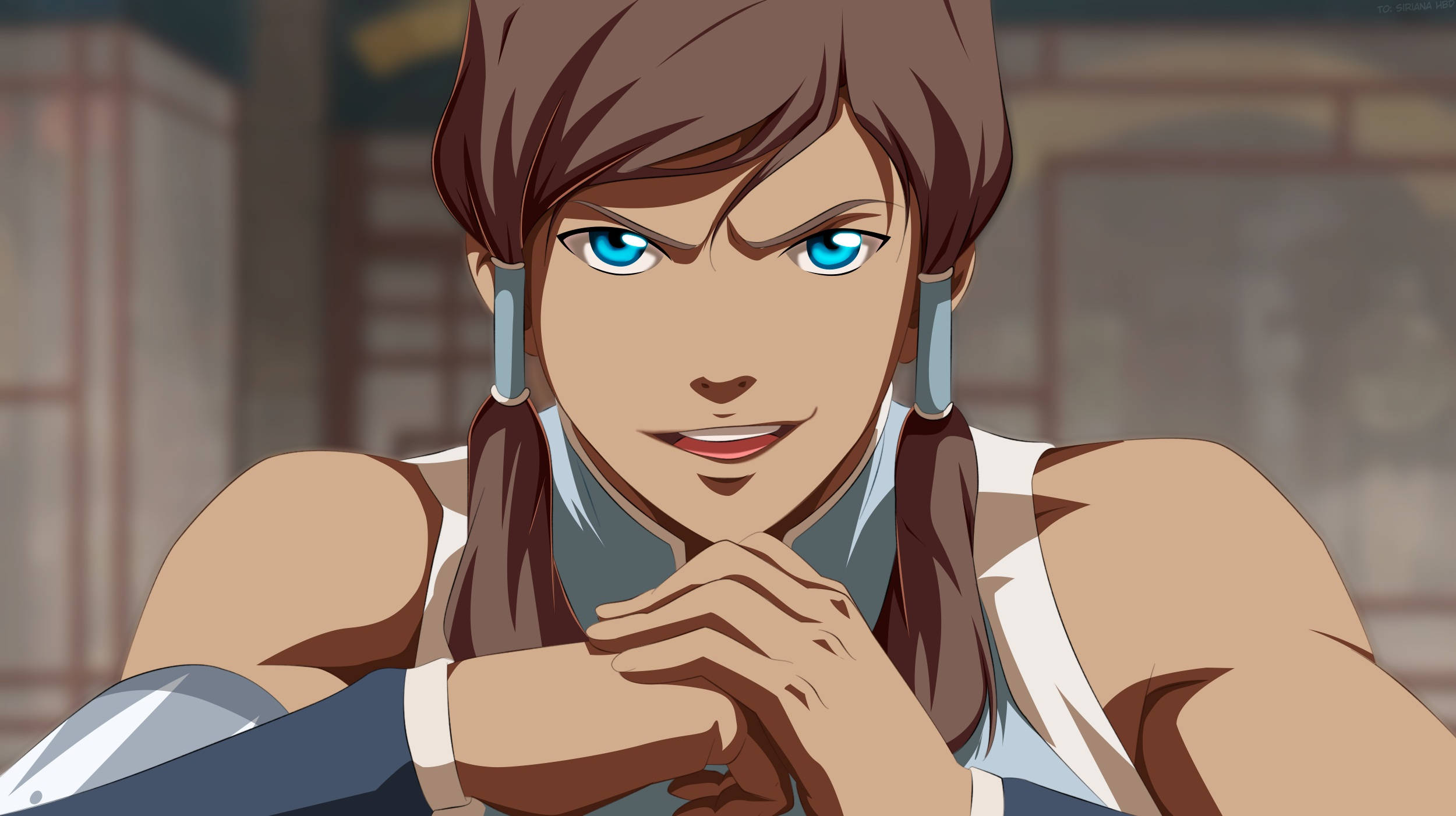 Korra, The Legend Of Korra, blue eyes, Full HD Desktop Wallpaper