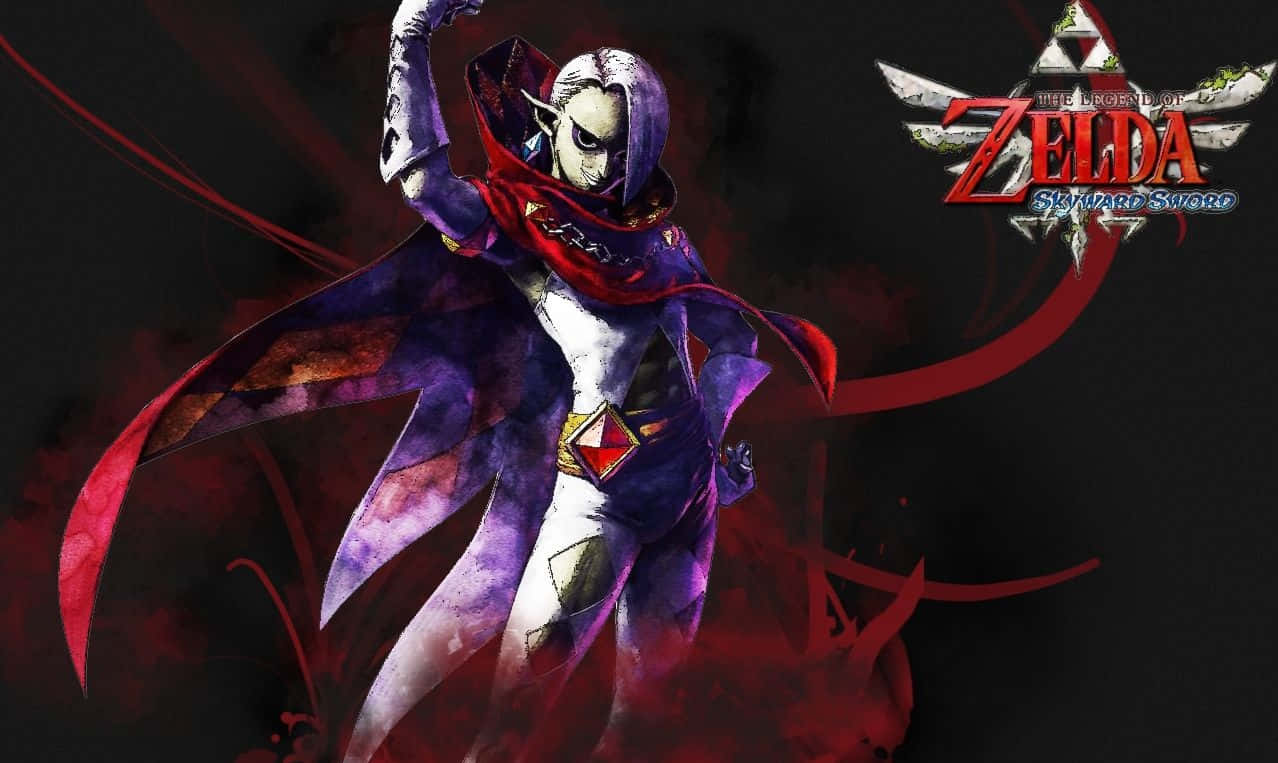 The Legend Of Zelda, Ghirahim, purple and red robes, SD Desktop Wallpaper
