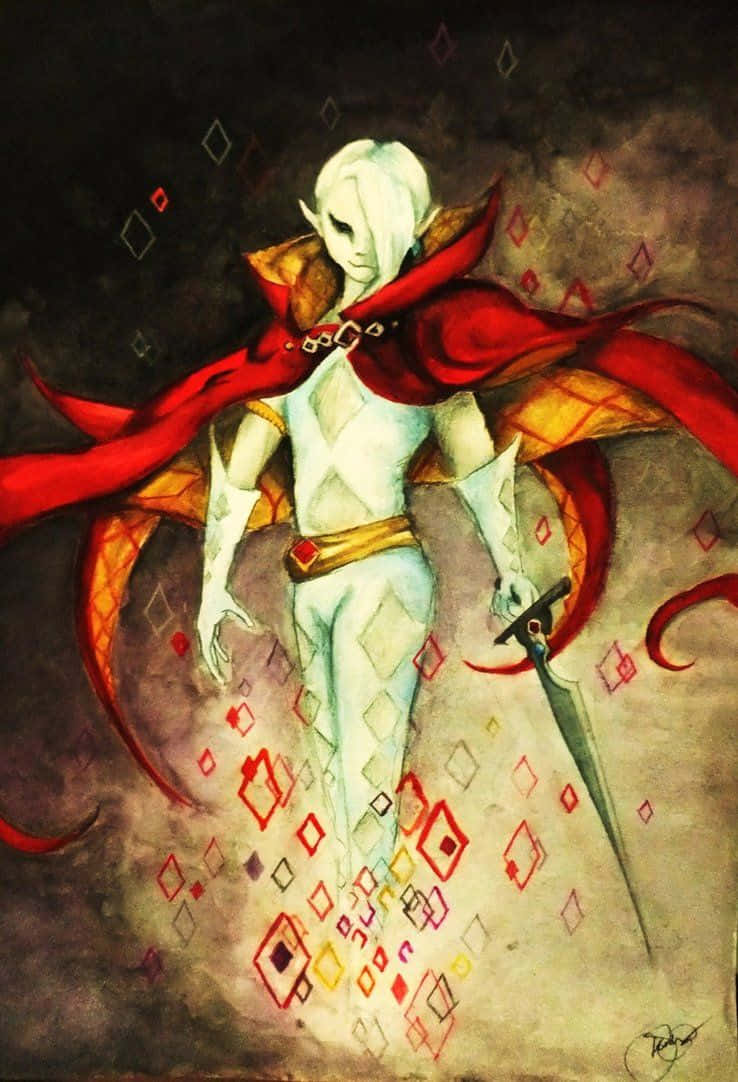 Ghirahim, The Legend of Zelda, white hair, SD Phone Wallpaper