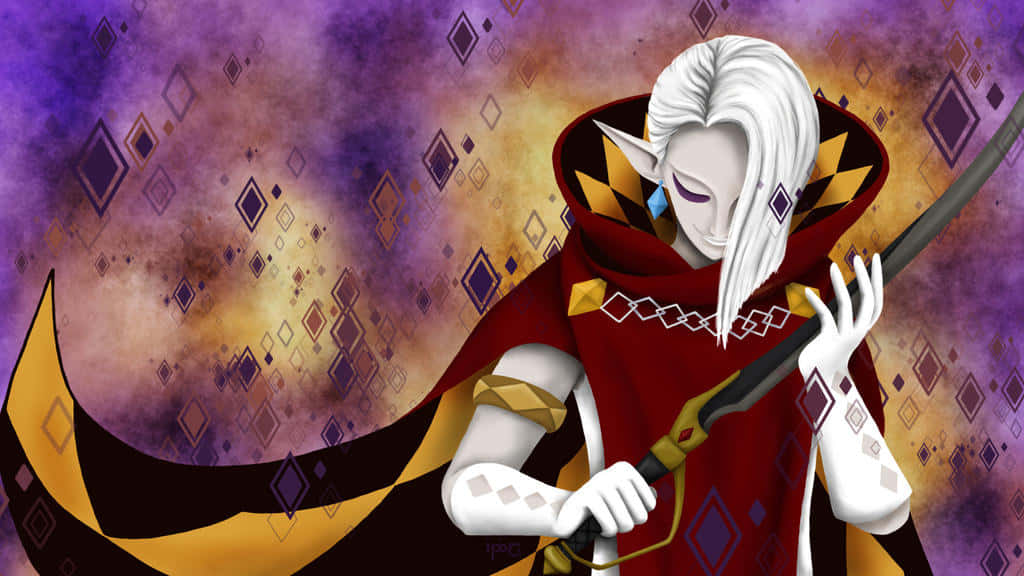 The Legend Of Zelda, Ghirahim, white-haired elf, SD Desktop Wallpaper