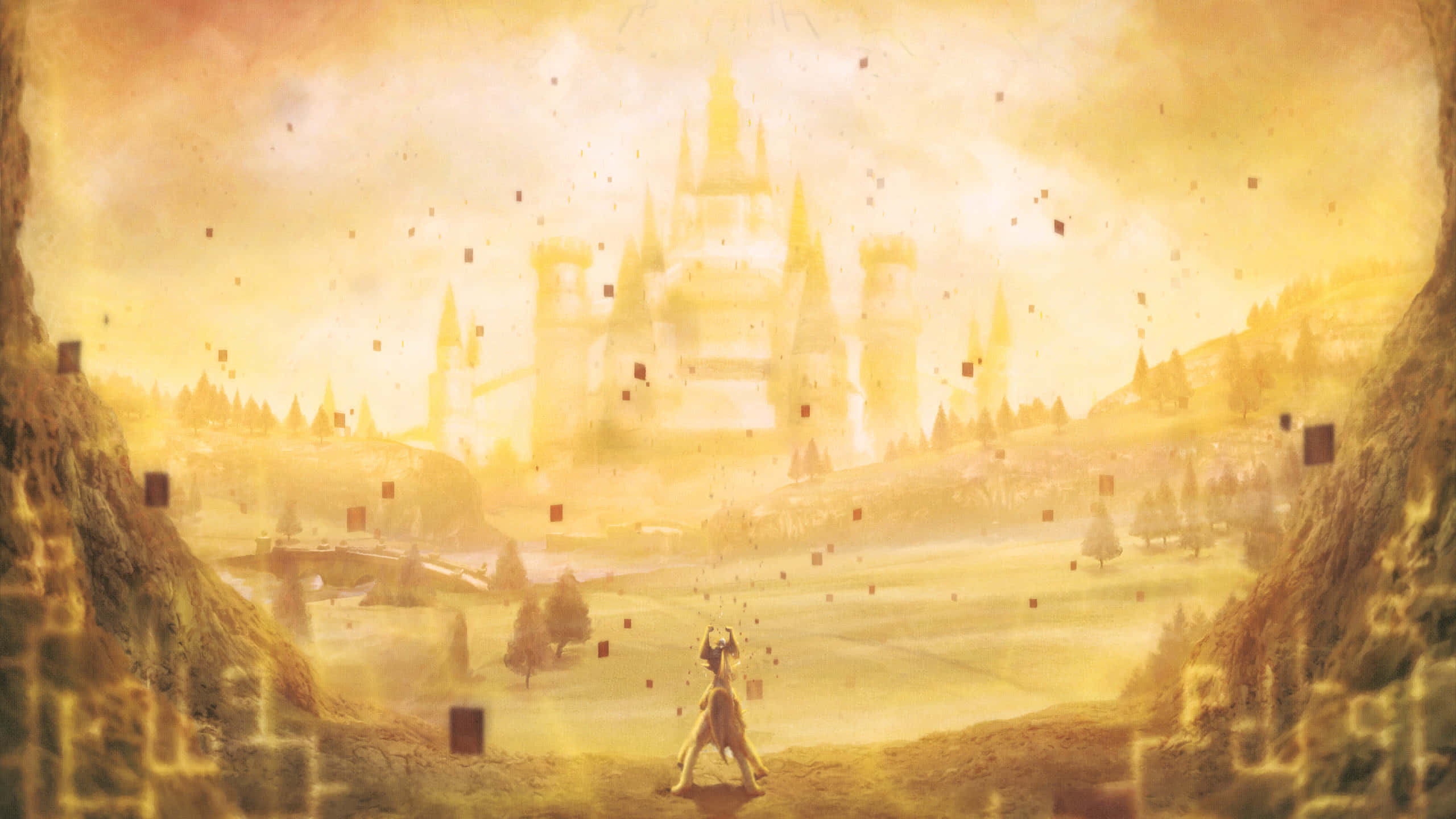 The Legend of Zelda, Hyrule, golden valley, 2K Desktop Wallpaper