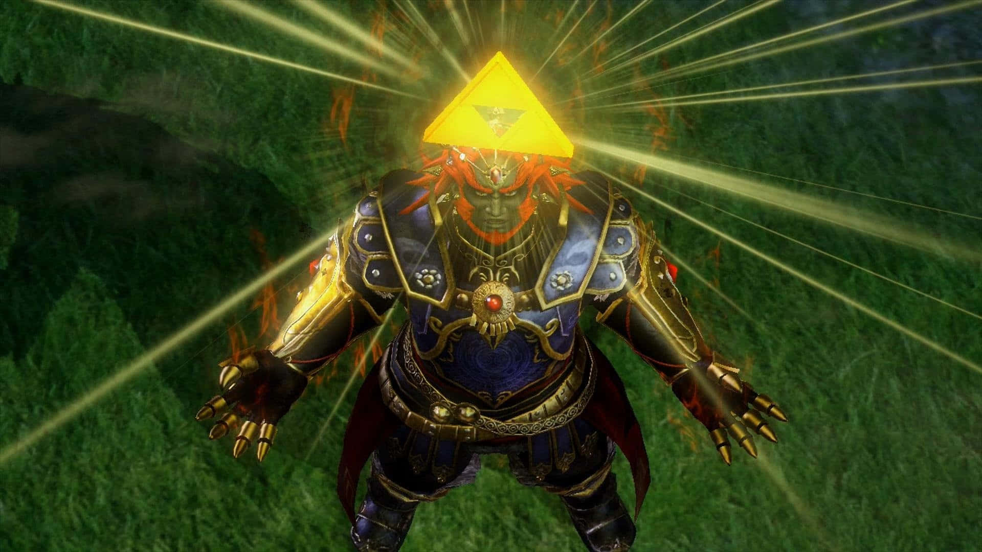 The Legend of Zelda, Hyrule, golden-triangular-headed warrior, Full HD Desktop Wallpaper
