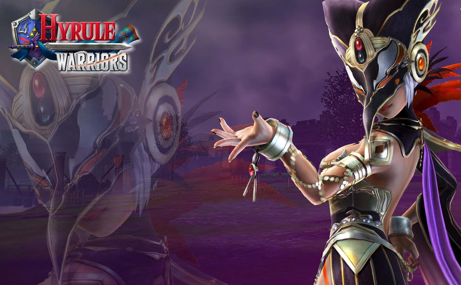The Legend of Zelda, Hyrule, masked warrior, HD Desktop Wallpaper