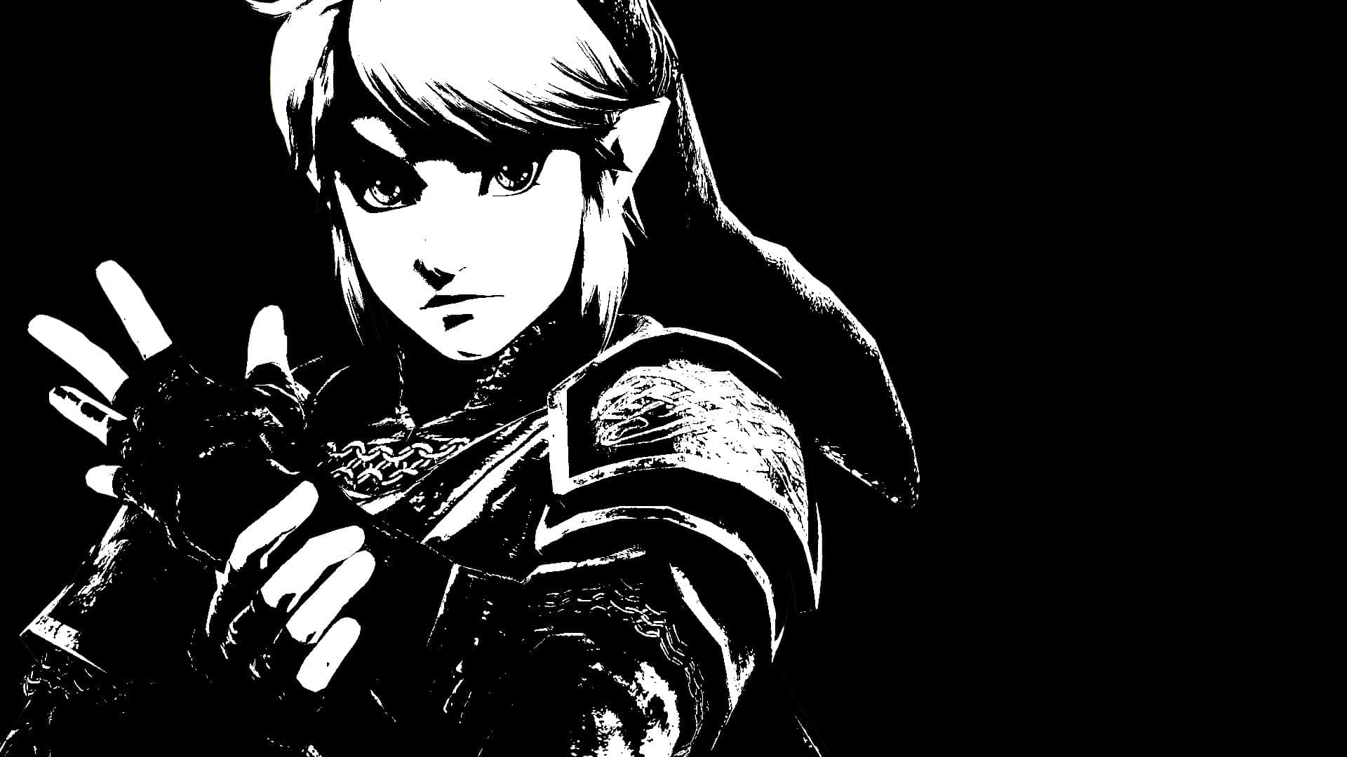The Legend of Zelda, Hyrule, elf warrior, Full HD Desktop Wallpaper
