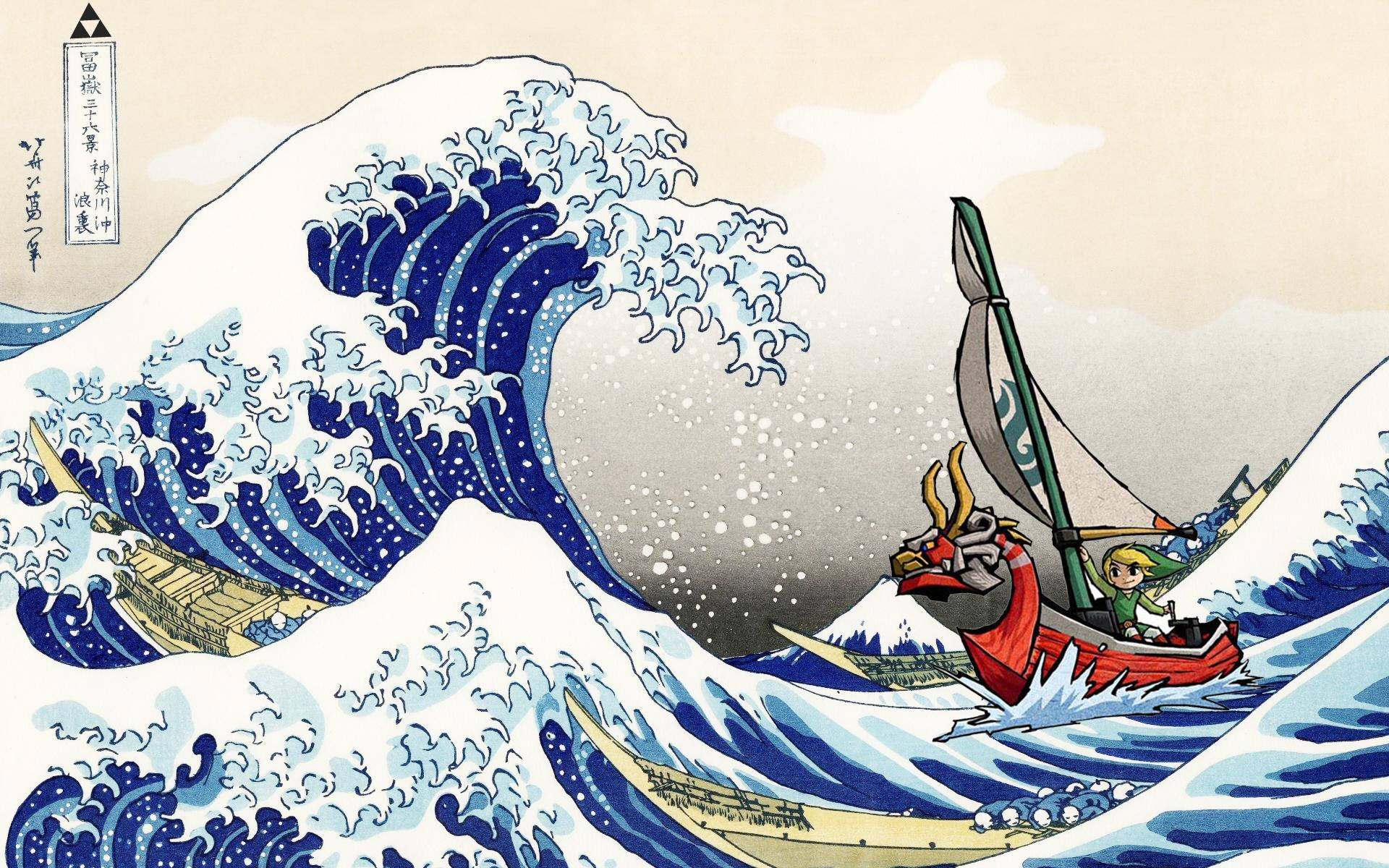 The Legend of Zelda, Hyrule, anime boat, Full HD Desktop Wallpaper