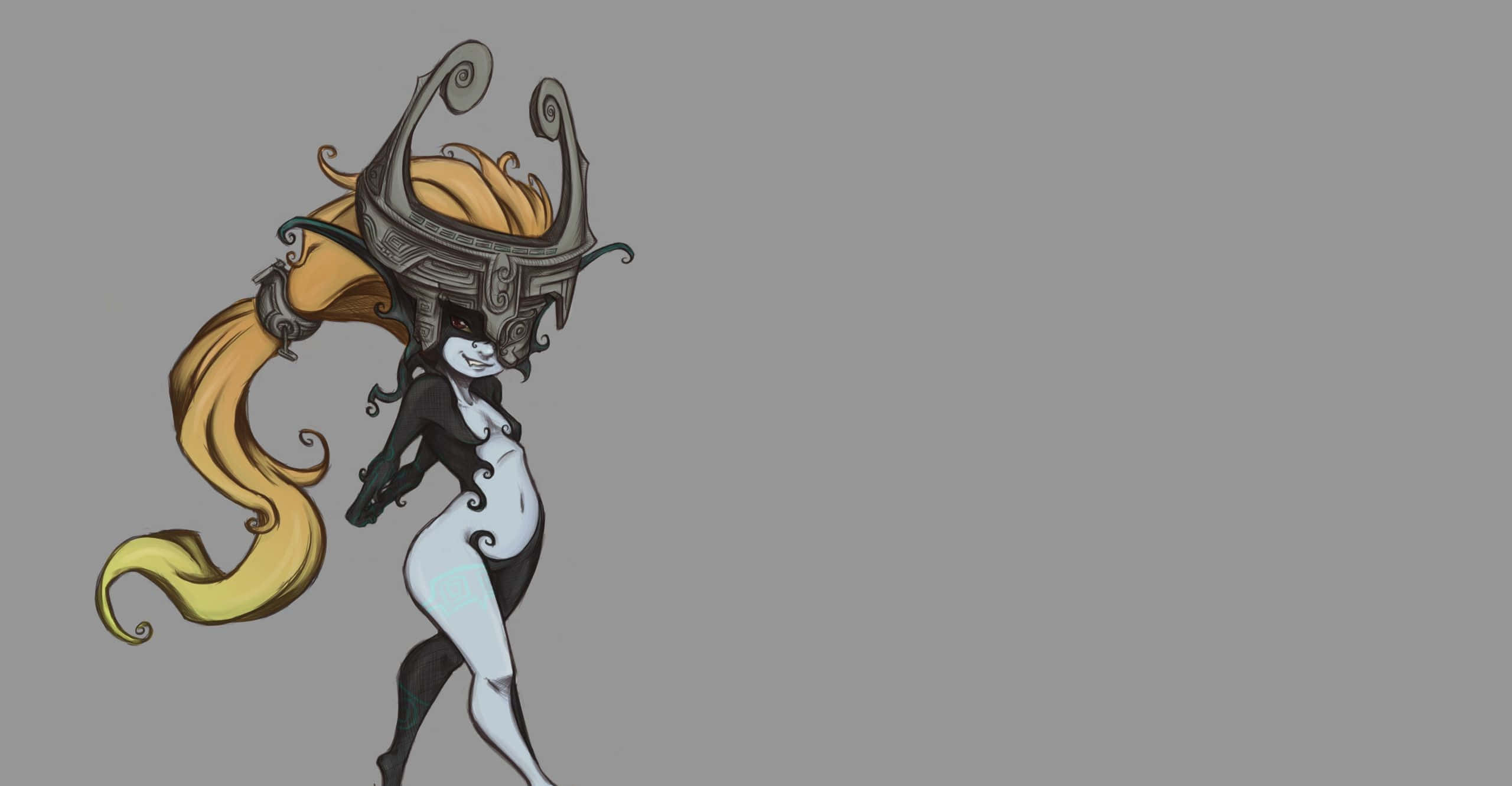 The Legend of Zelda, Midna, golden hair, 2K Desktop Wallpaper