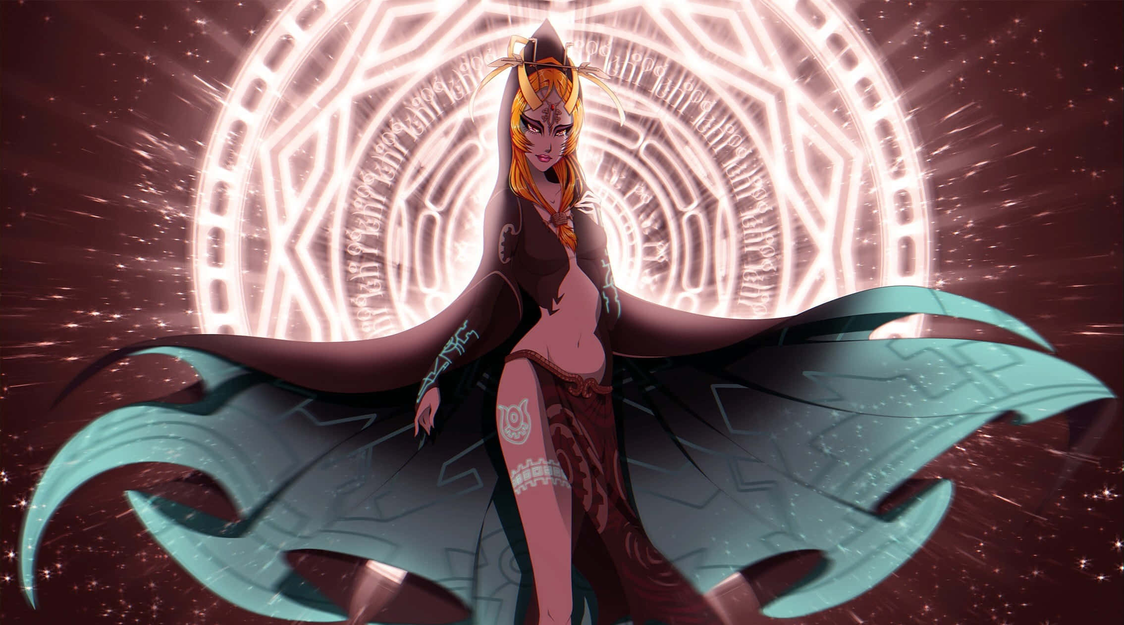 The Legend of Zelda, Midna, golden hair, Full HD Desktop Wallpaper