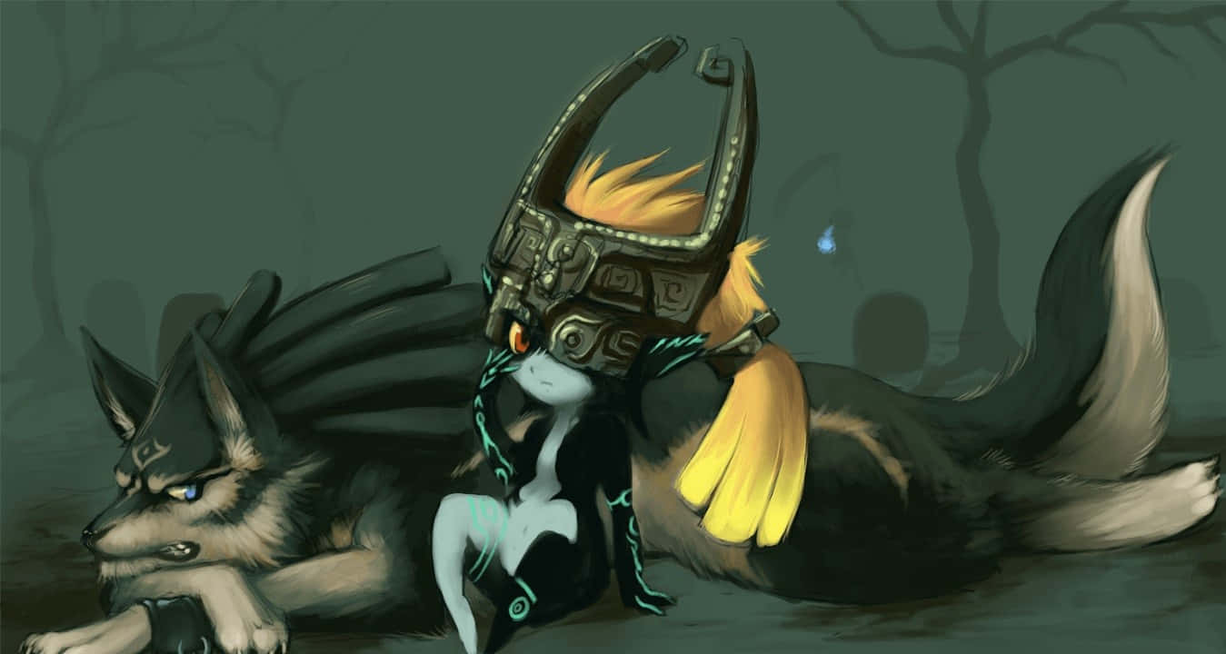 The Legend Of Zelda, Midna, misty forest, HD Desktop Wallpaper