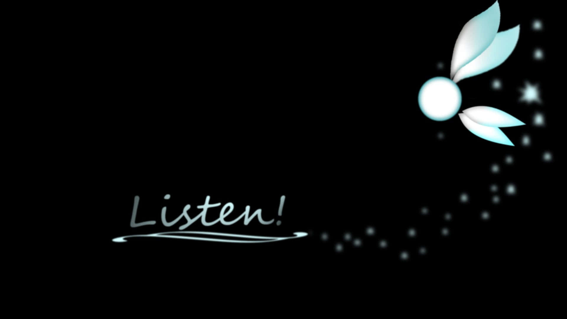 Legend of Zelda Navi, glowing light blue fairy, translucent wings, Full HD Desktop Wallpaper