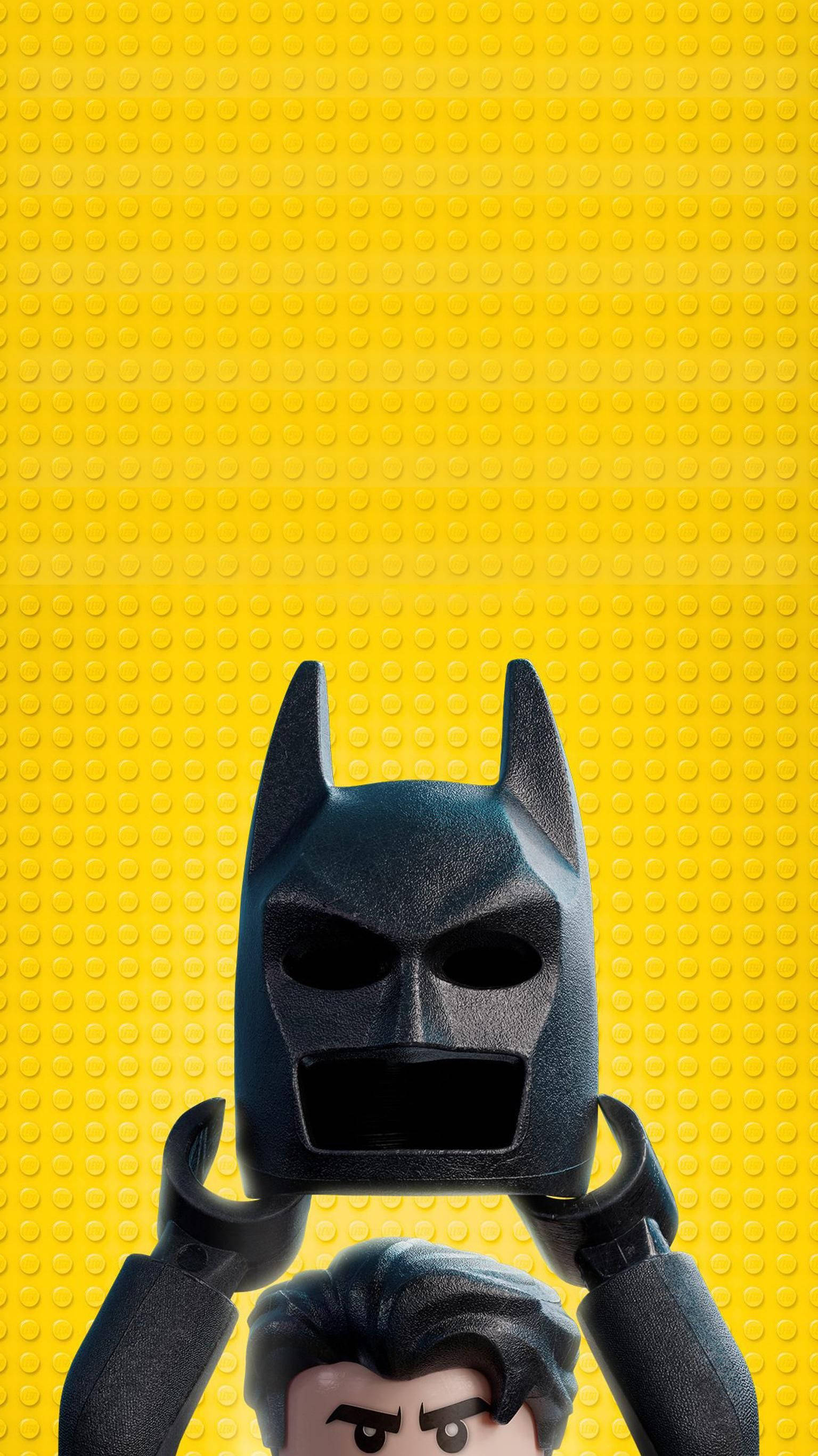 The Lego Batman Movie, LEGO Batman figure, mask, 2K Phone Wallpaper