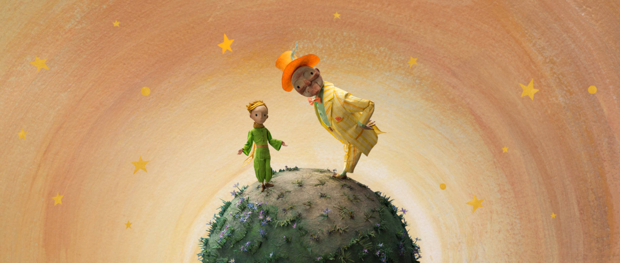 The Little Prince, vain man, tiny planet, Full HD Desktop Wallpaper