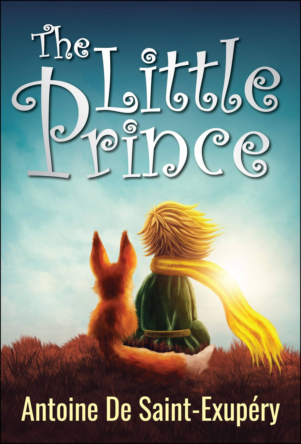 Little Prince, fox, grassy hill, HD Phone Wallpaper