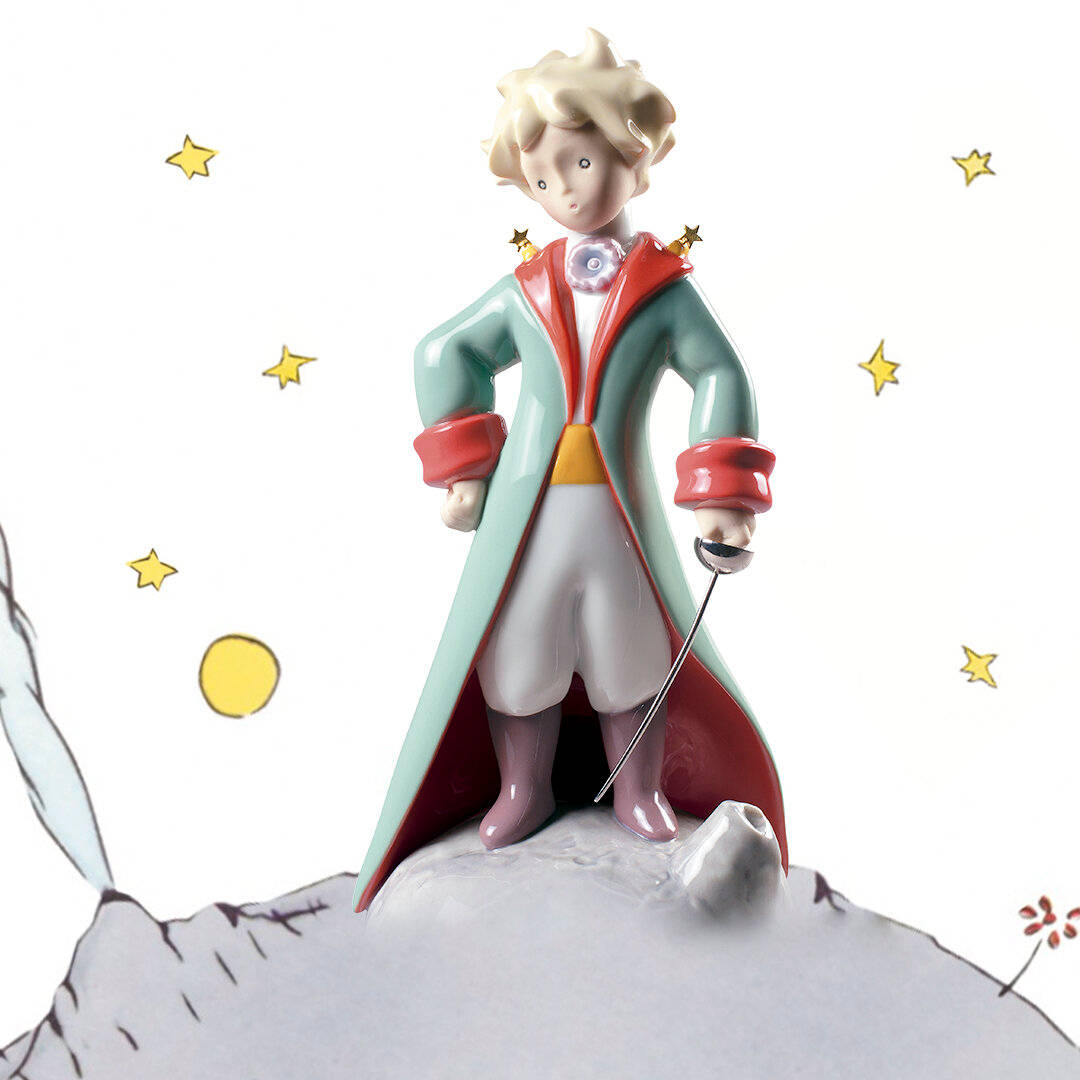 The Little Prince, porcelain figurine, rocky outcrop, SD Desktop Wallpaper