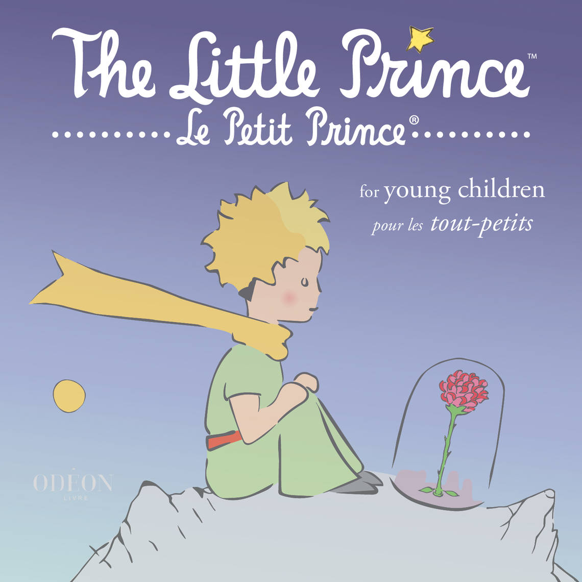 The Little Prince, golden hair, snowy peak, SD Desktop Wallpaper