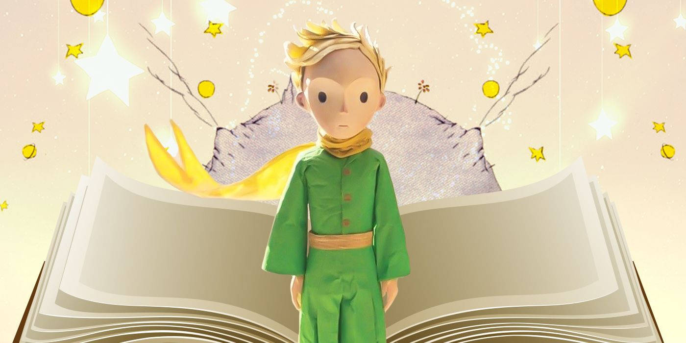 The Little Prince, green outfit, open book, HD Desktop Wallpaper